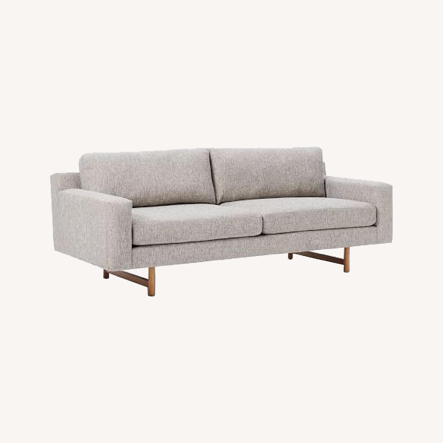 West Elm Eddy Grey Sofa 74" - image-0