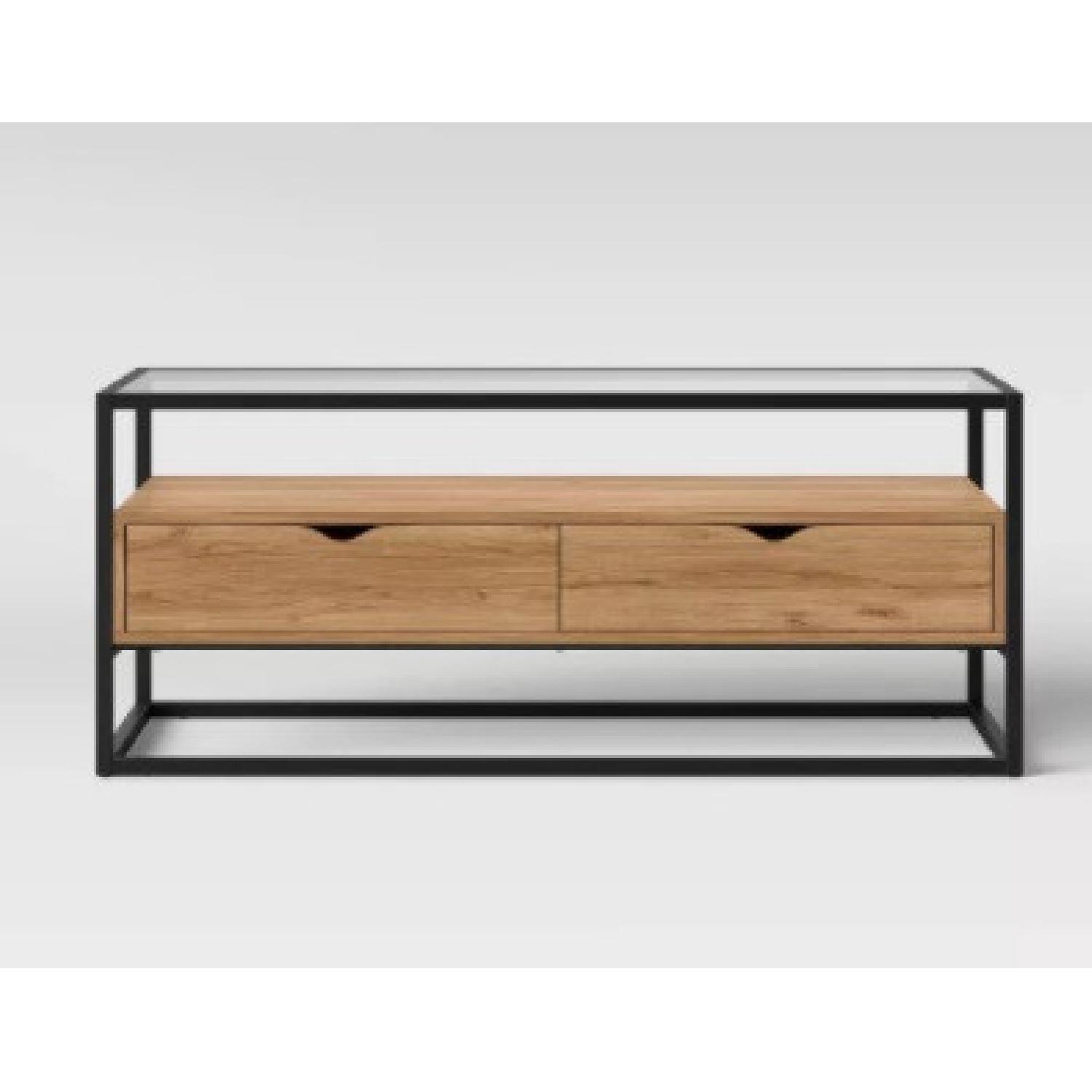 Target Coffee Table with Glass Top AptDeco