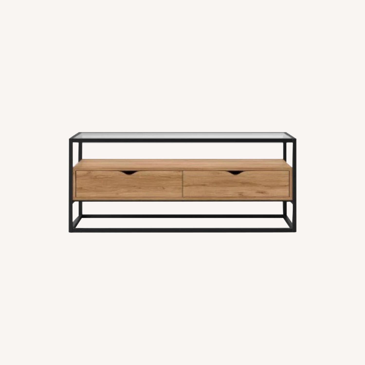 Target Coffee Table with Glass Top AptDeco