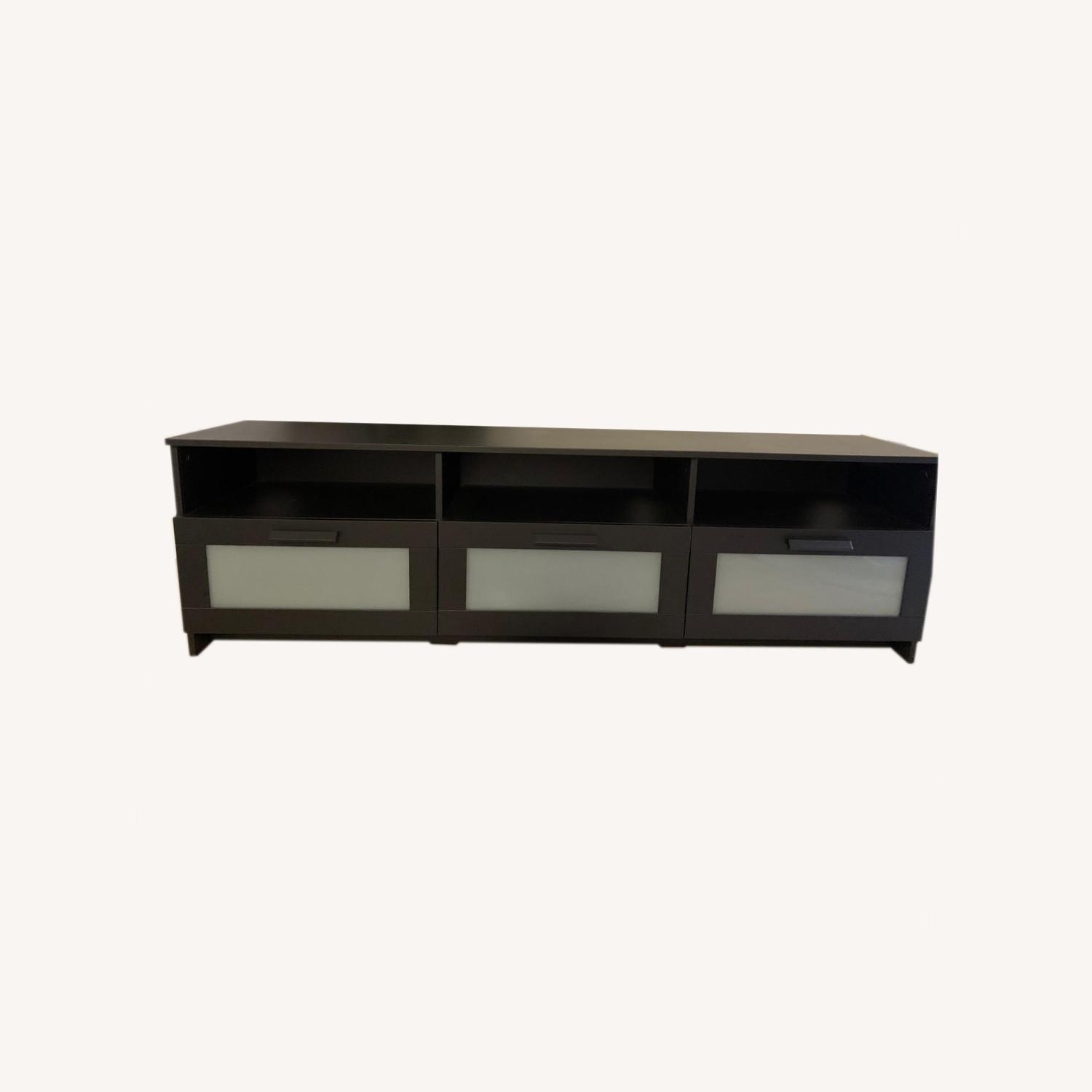 IKEA TV unit (black) - image-0