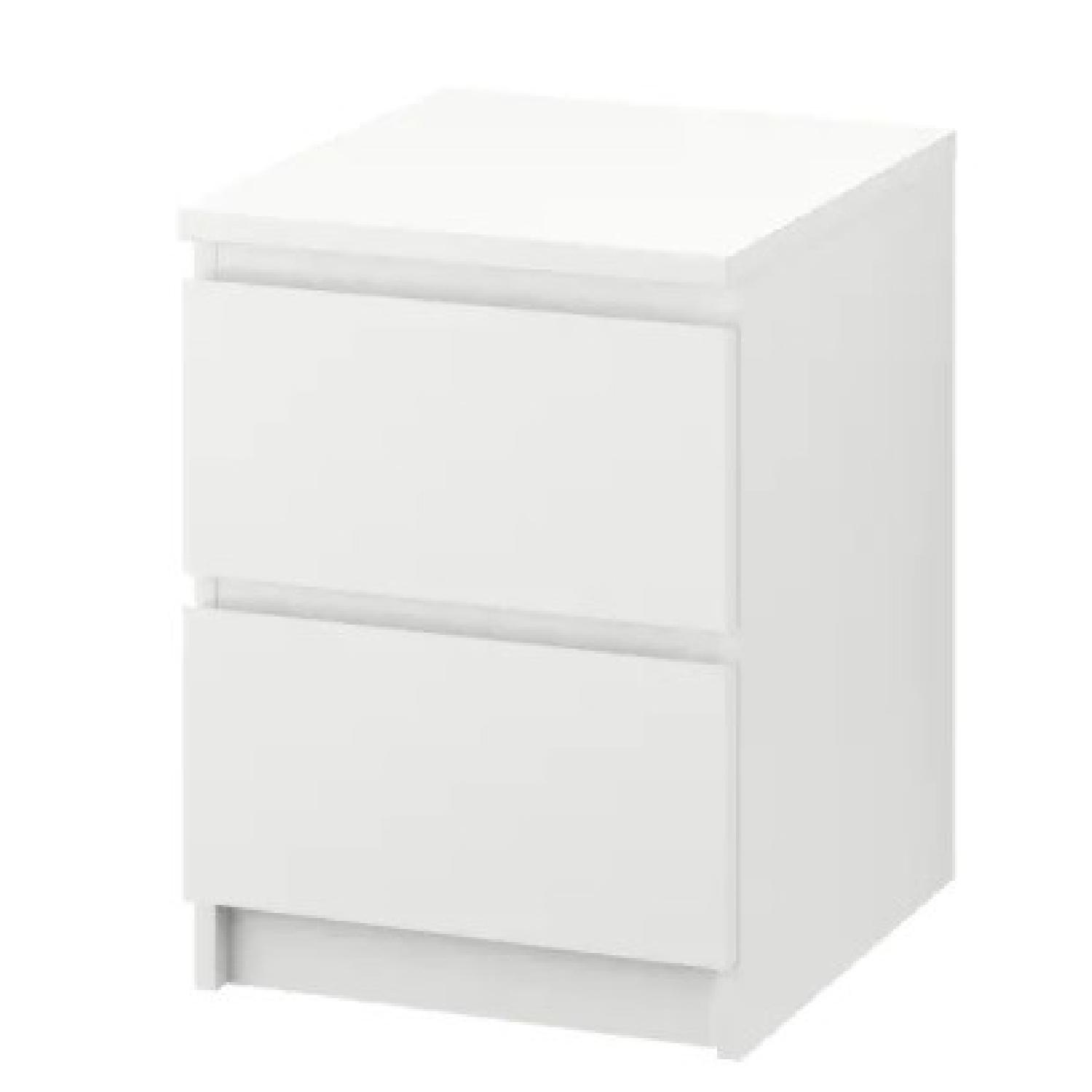 IKEA Malm White Nightstand - image-5