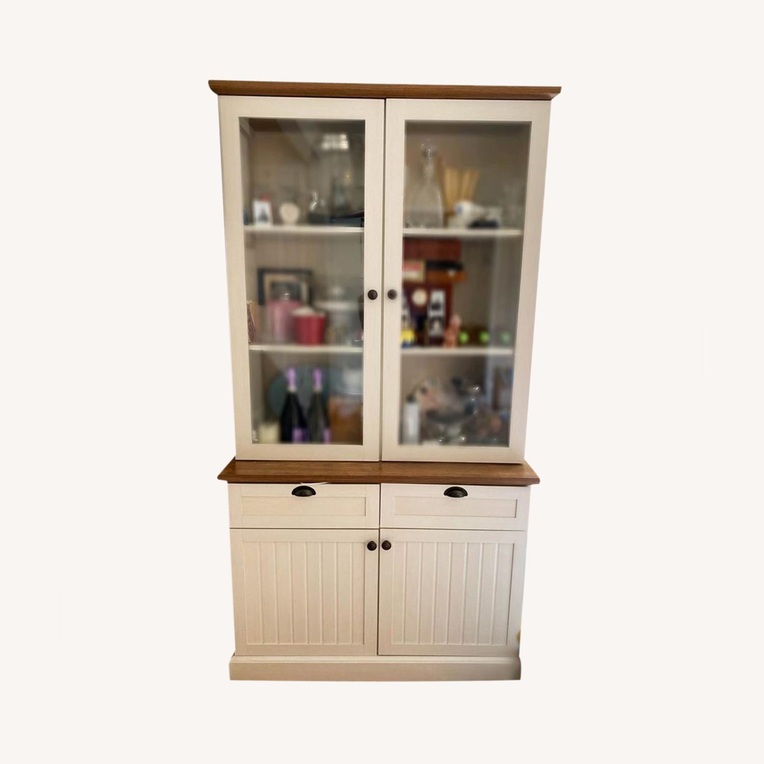 Sideboard / Buffet with Hutch - Farmhouse Chic - image-0