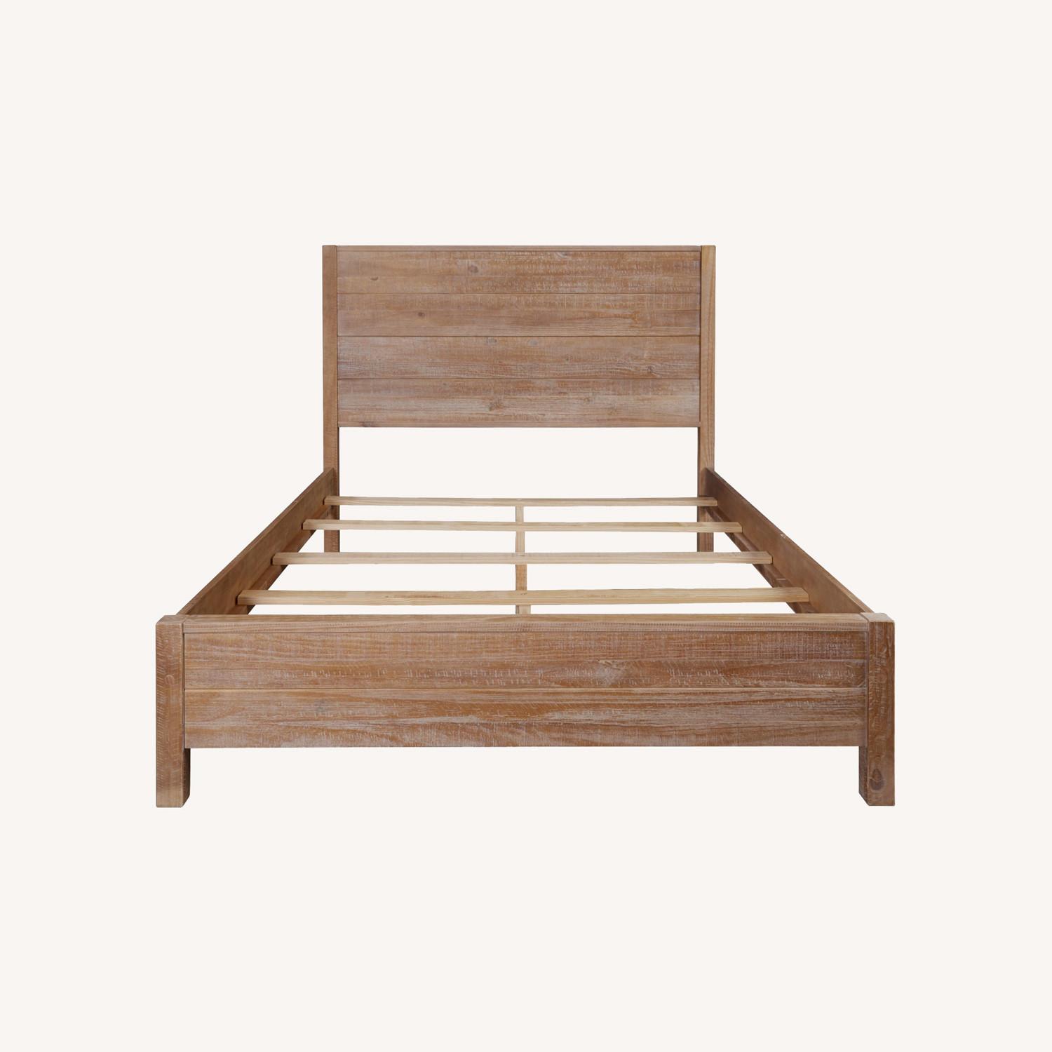 Wayfair Driftwood Queen Bed Frame AptDeco