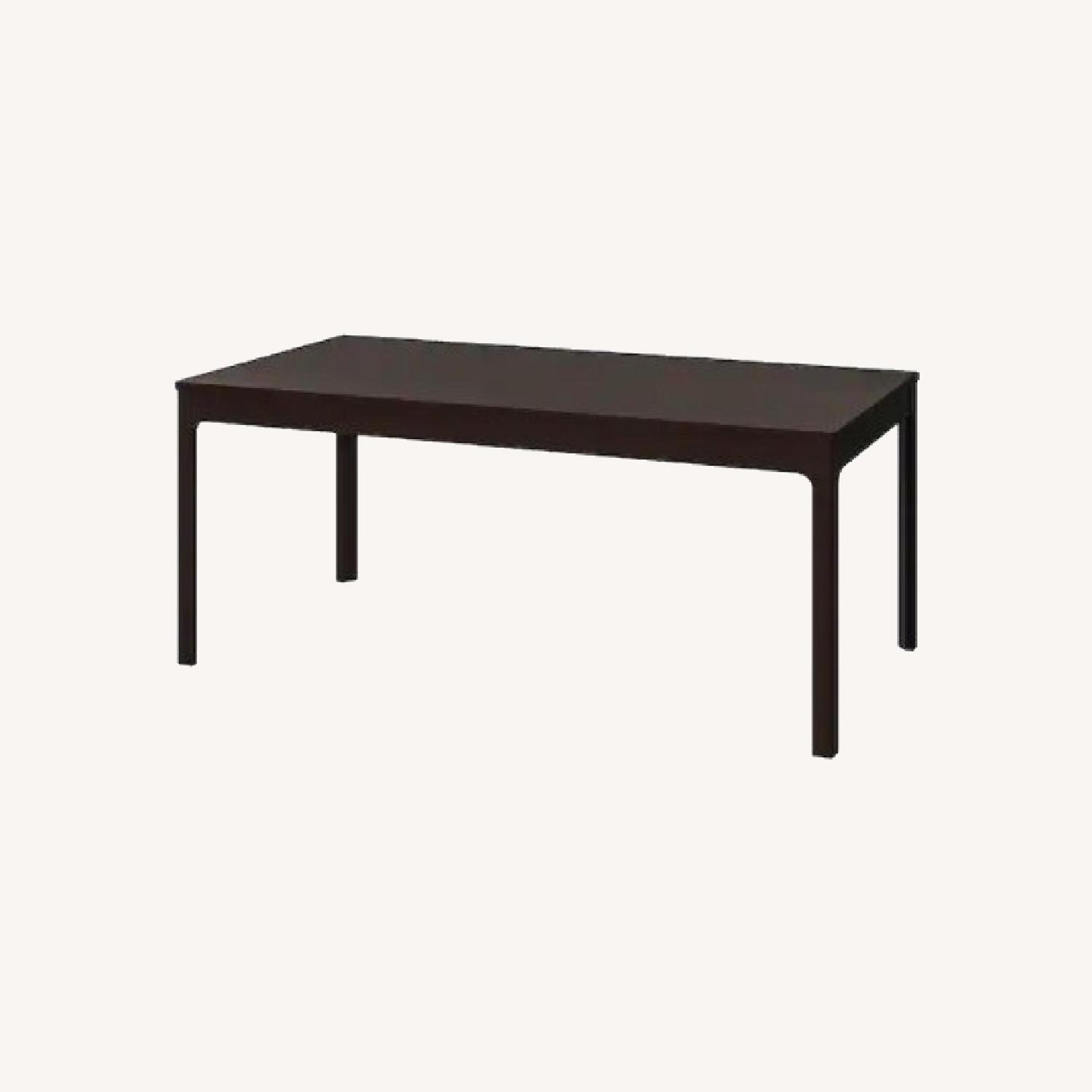 IKEA Dark Brown Extendable Dinning Table - AptDeco