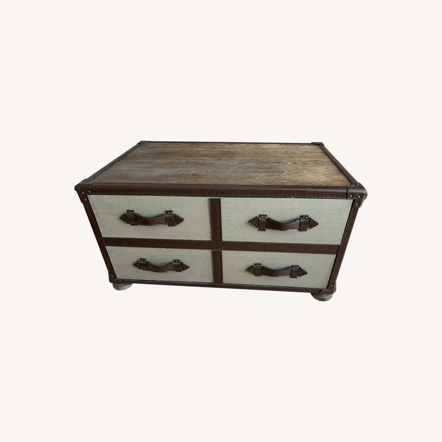 Trunk Coffee Table with Storage - image-0