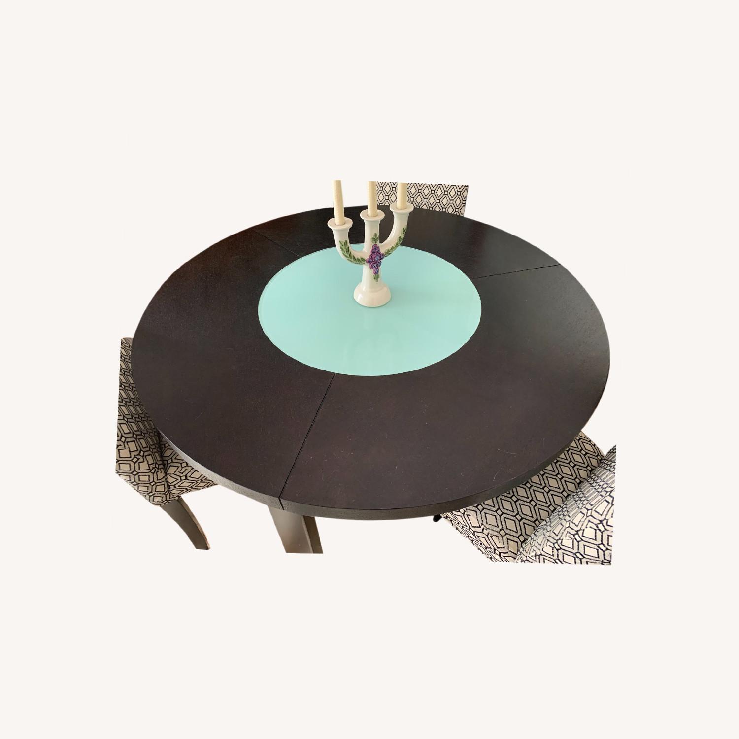 Art Deco Round Dining Table & Chairs - image-0