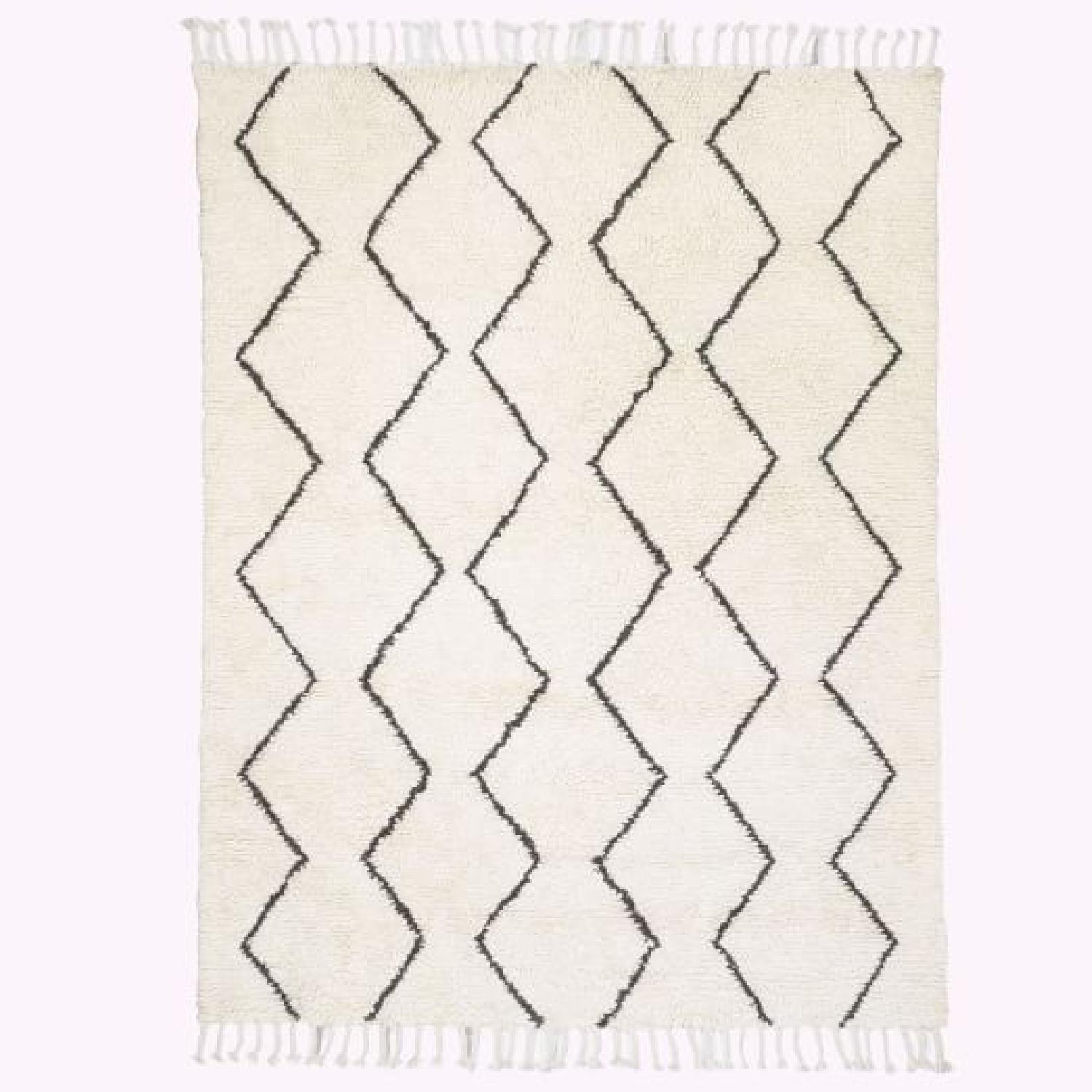 West Elm Souk Wool Rug 5x8 - image-4