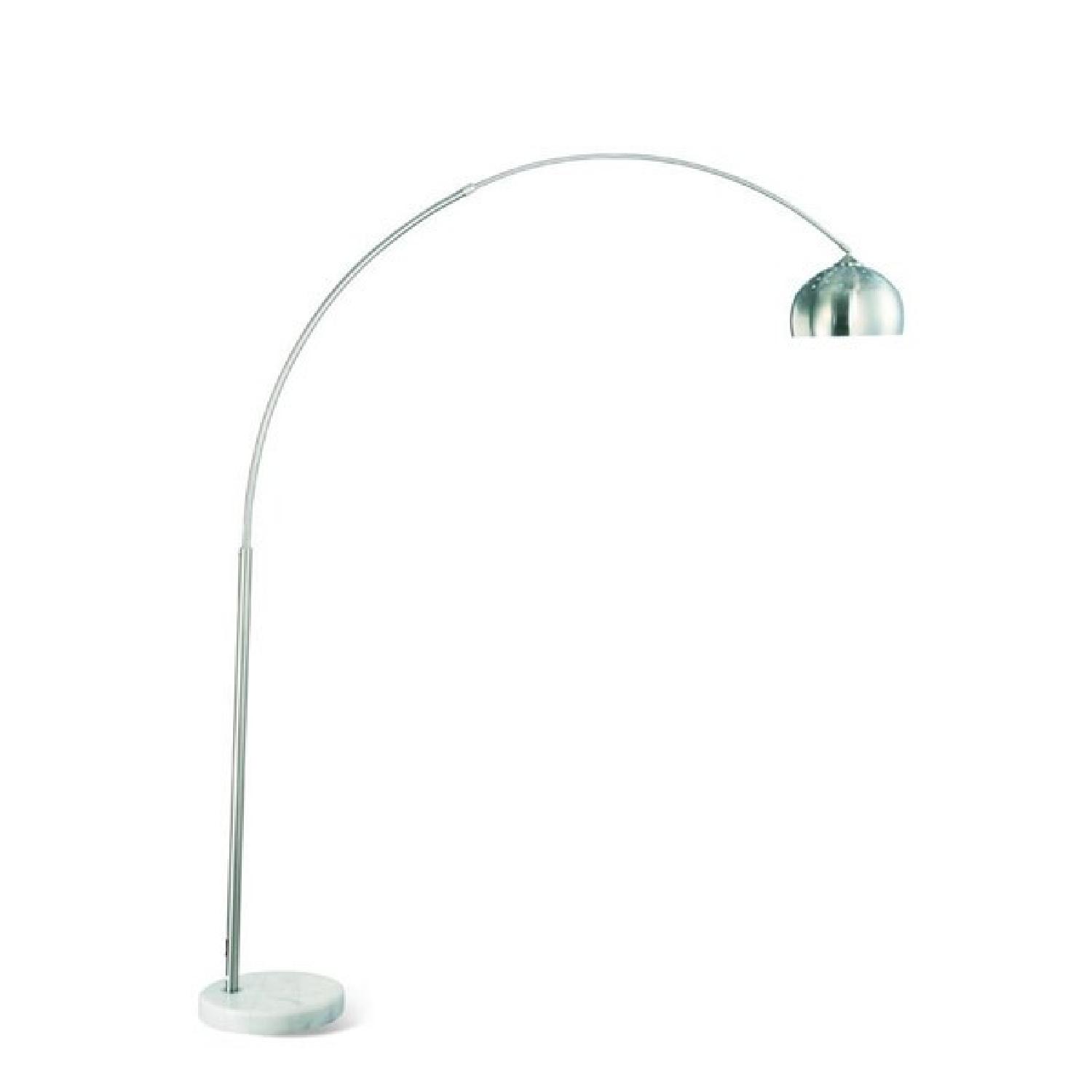 Star Home Living Chrome Floor Lamp with Marble Base - image-4