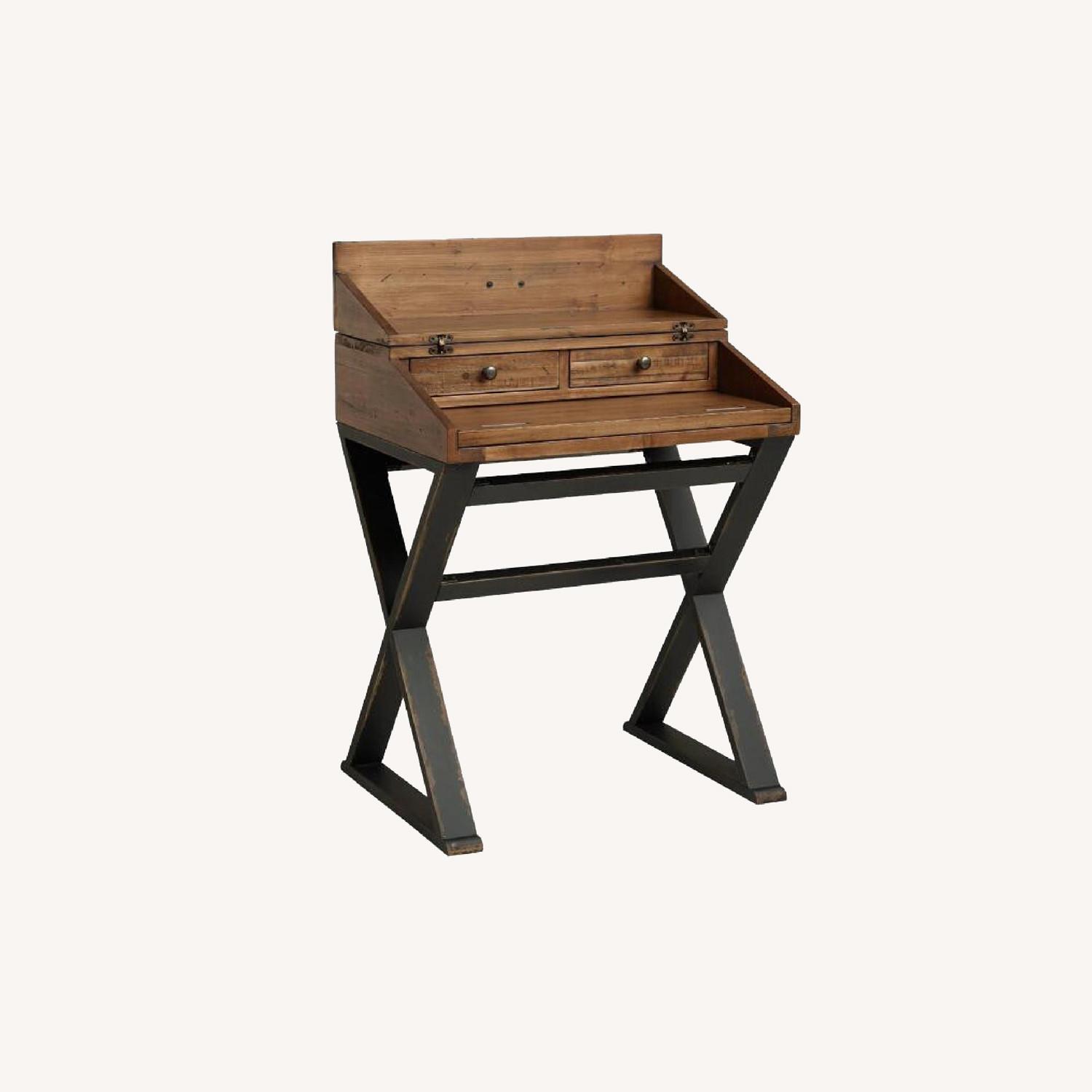 World Market Wood Secretary Desk - image-0