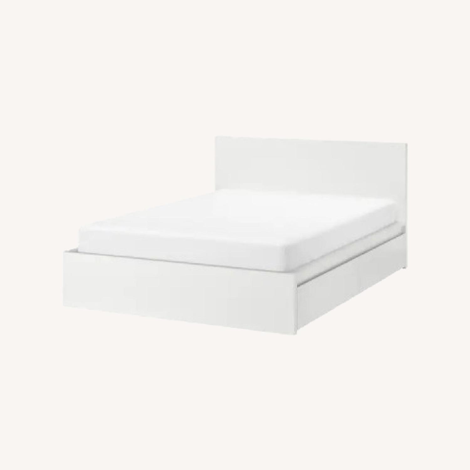 IKEA Queen Sized Bed with Storage - image-0