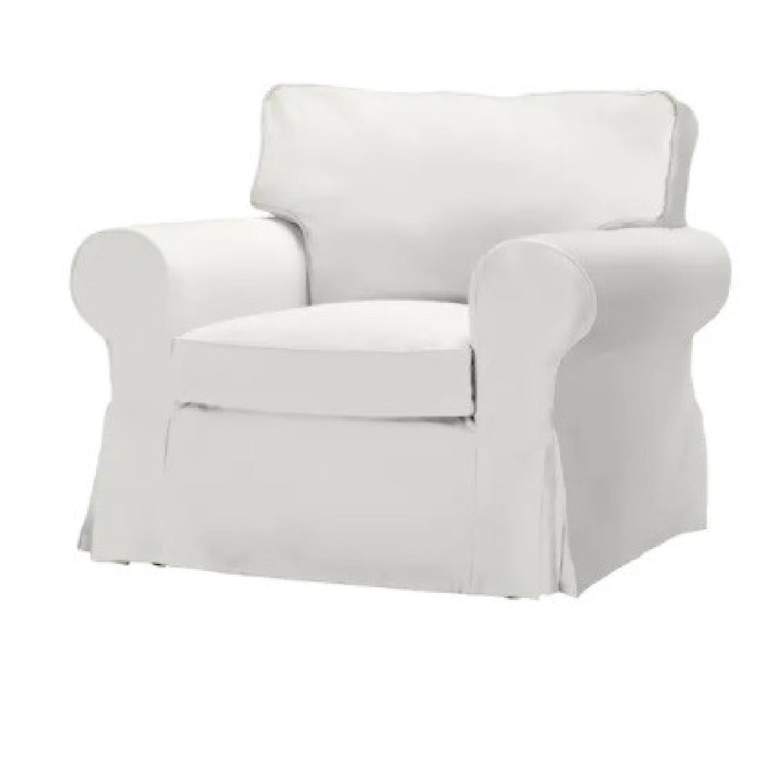 IKEA Sofa Chair White AptDeco