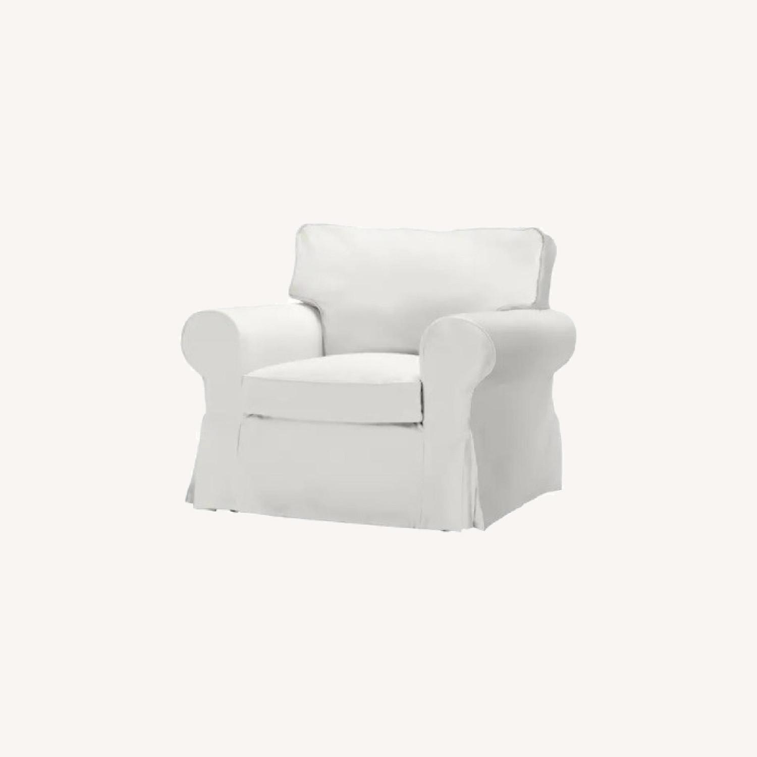 IKEA Sofa Chair White - image-0