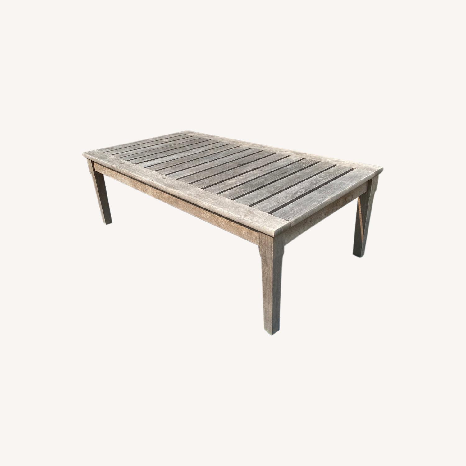 Restoration Hardware Outdoor Coffee Table AptDeco
