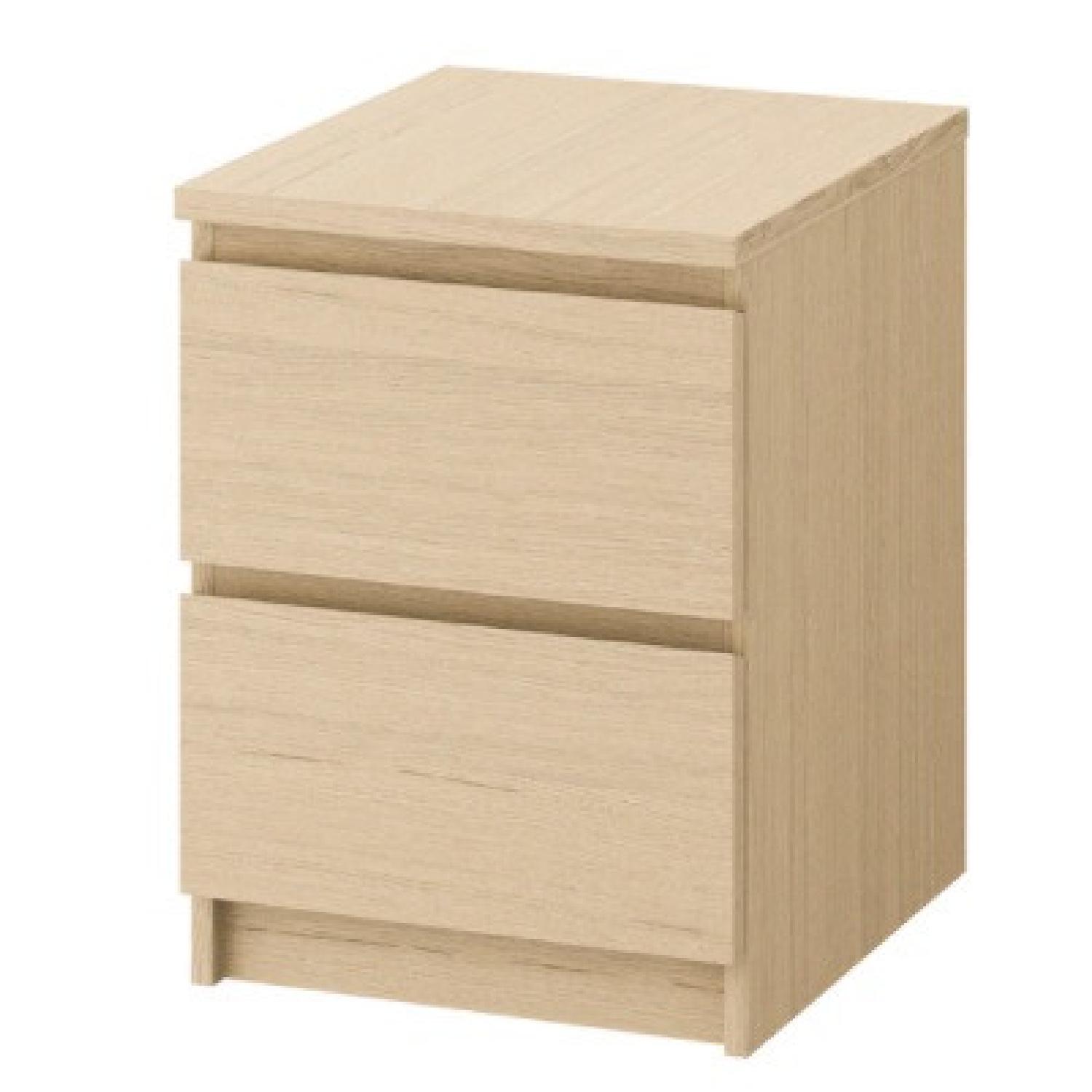 IKEA MALM Oak Vener Night Table Set - image-4