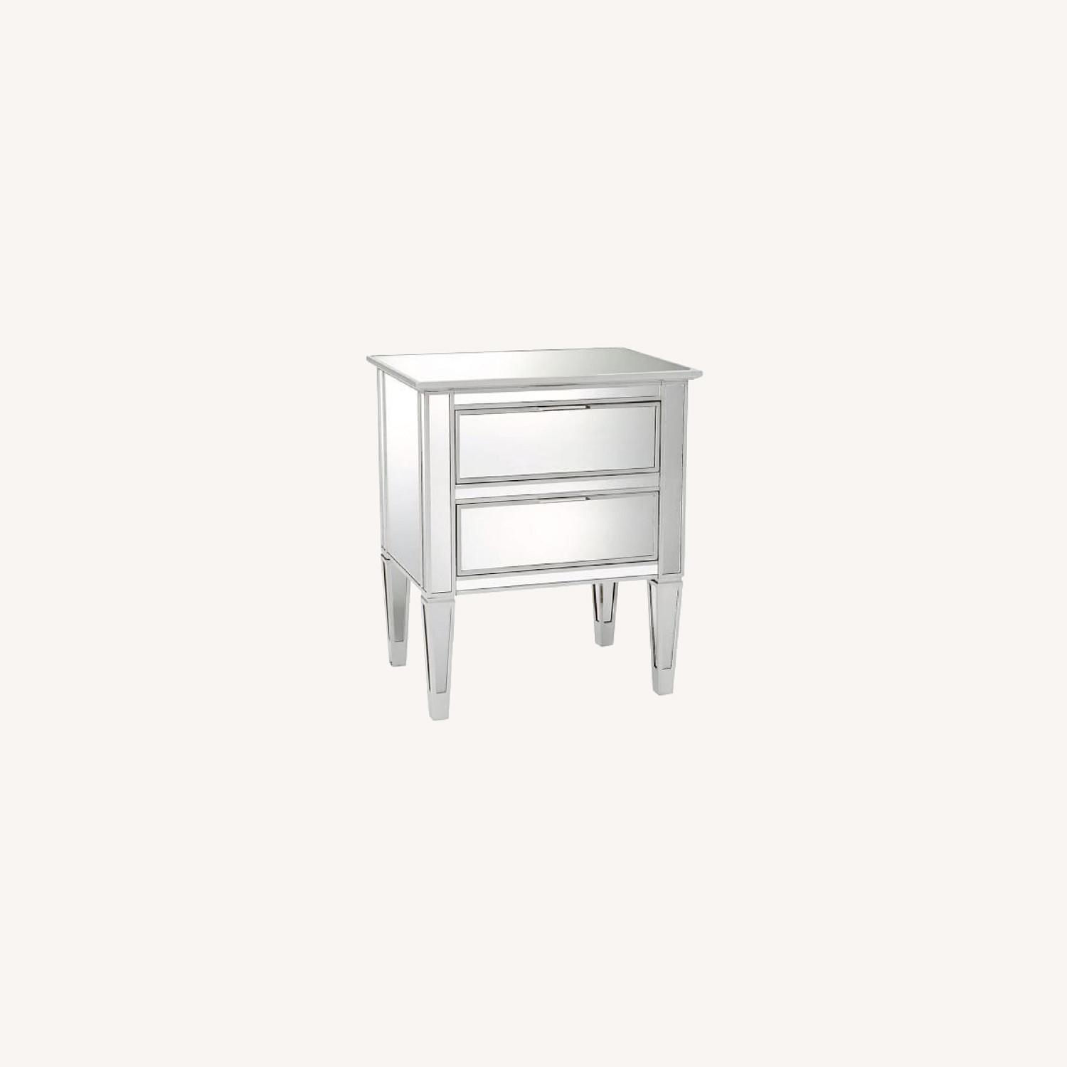 Pottery Barn Mirrored Nightstands AptDeco
