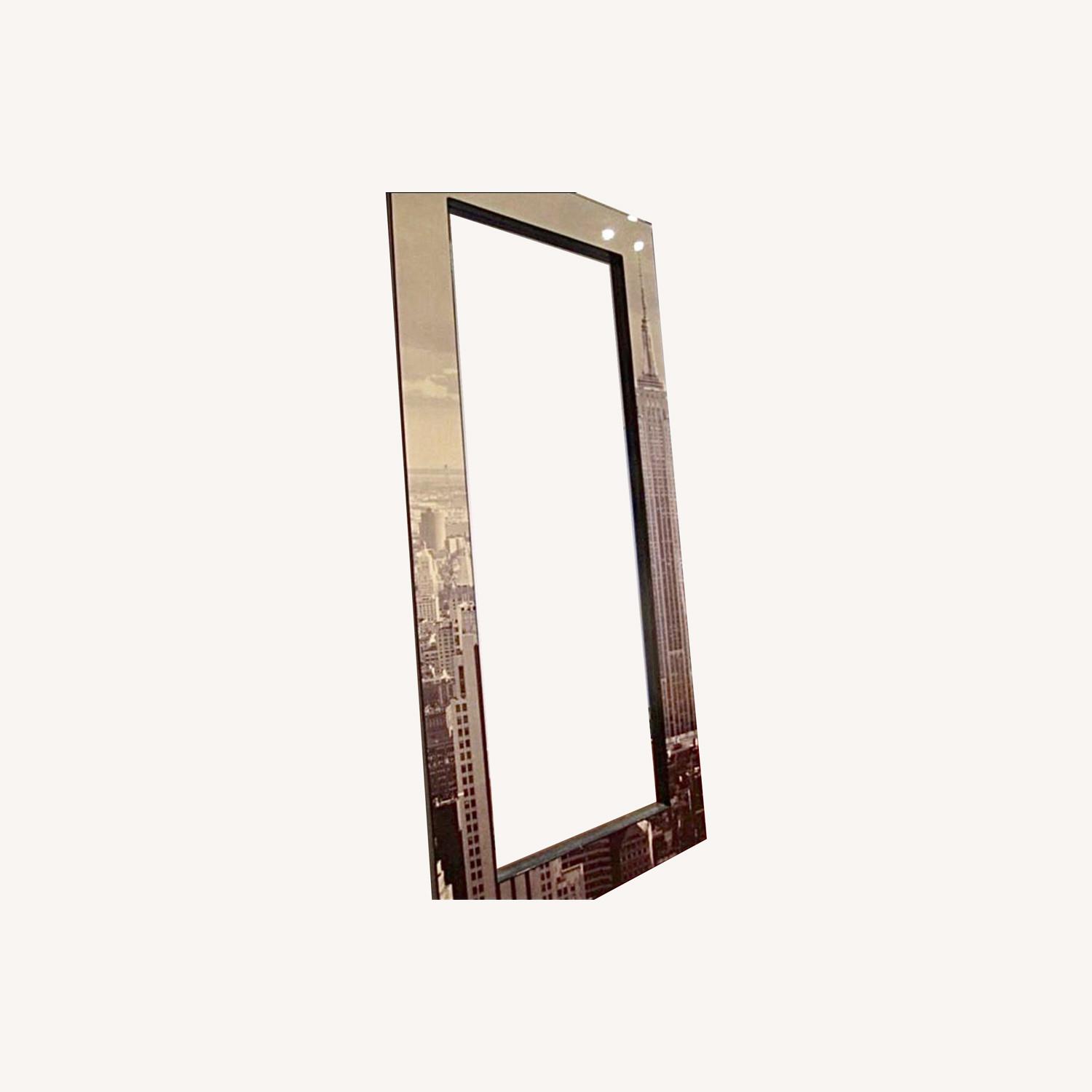 Gigantic Full Length NYC Frame Mirror AptDeco