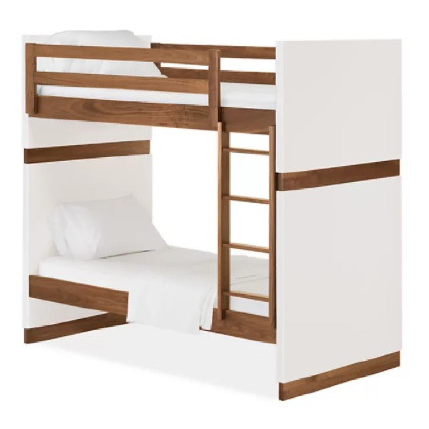 Room & Board Loft Bed with Desk and Side Shelves - image-6