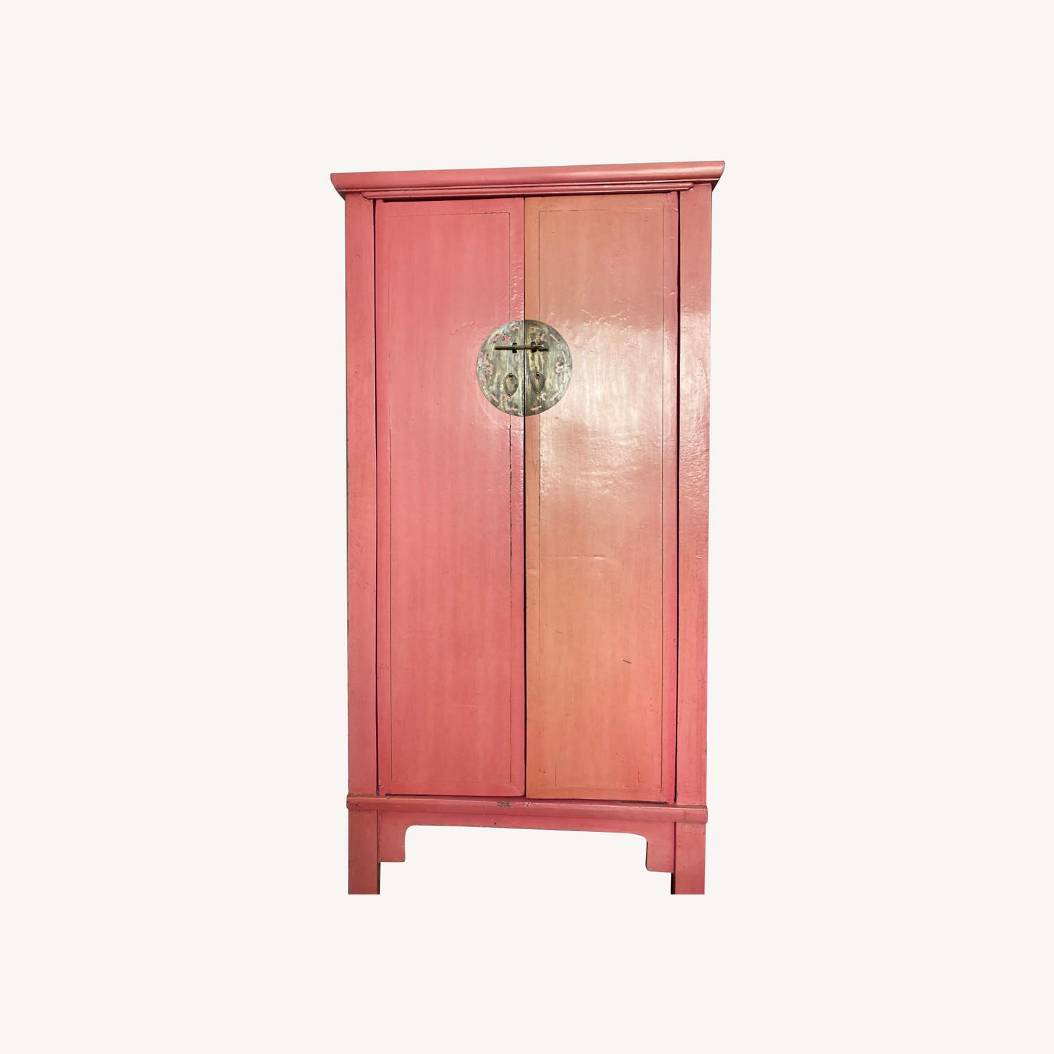 Oriental Tall Cabinet Quin Dao Pink - image-0