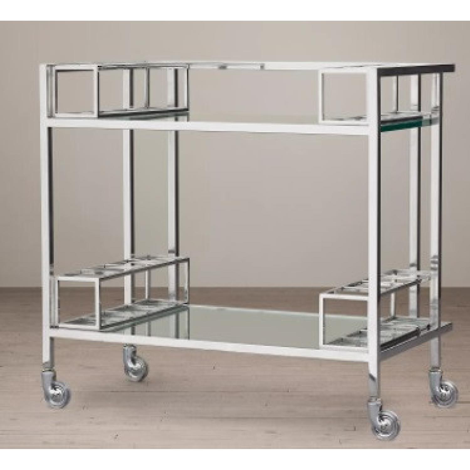 Restoration Hardware Bar Cart AptDeco