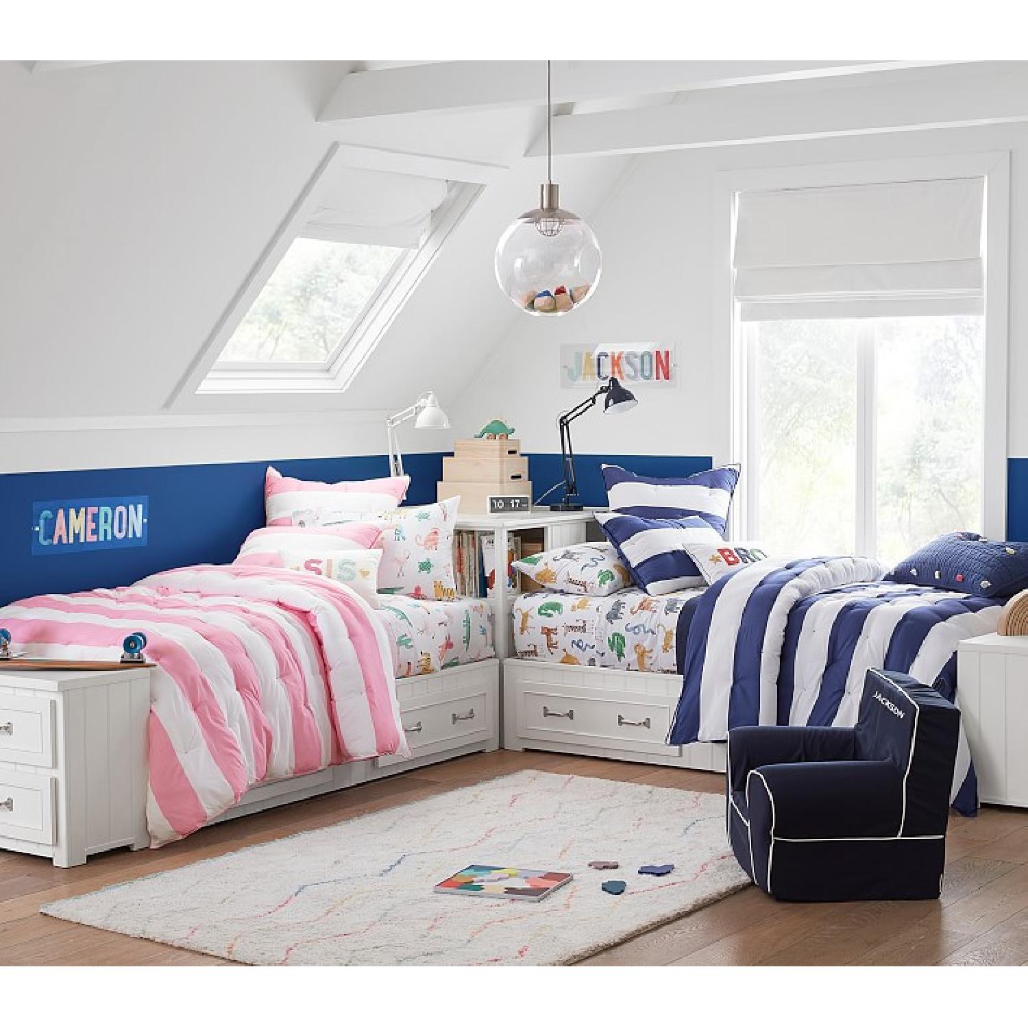 Pottery Barn 2-Drawer Belden Twin Bed