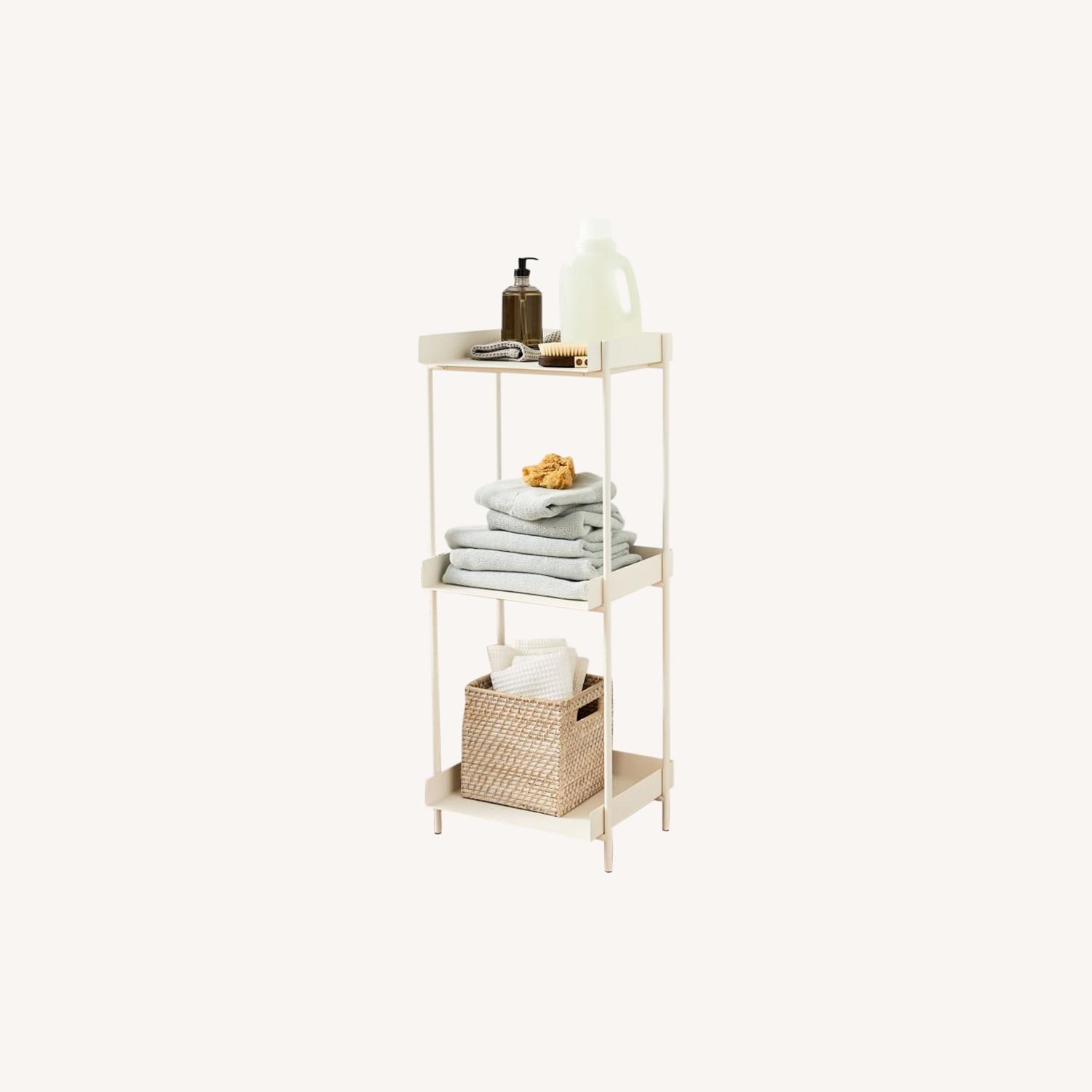 West Elm Floating Lines Free Standing Storage, 3 Tier, AptDeco