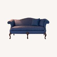 Colonial Blue Settee Loveseat