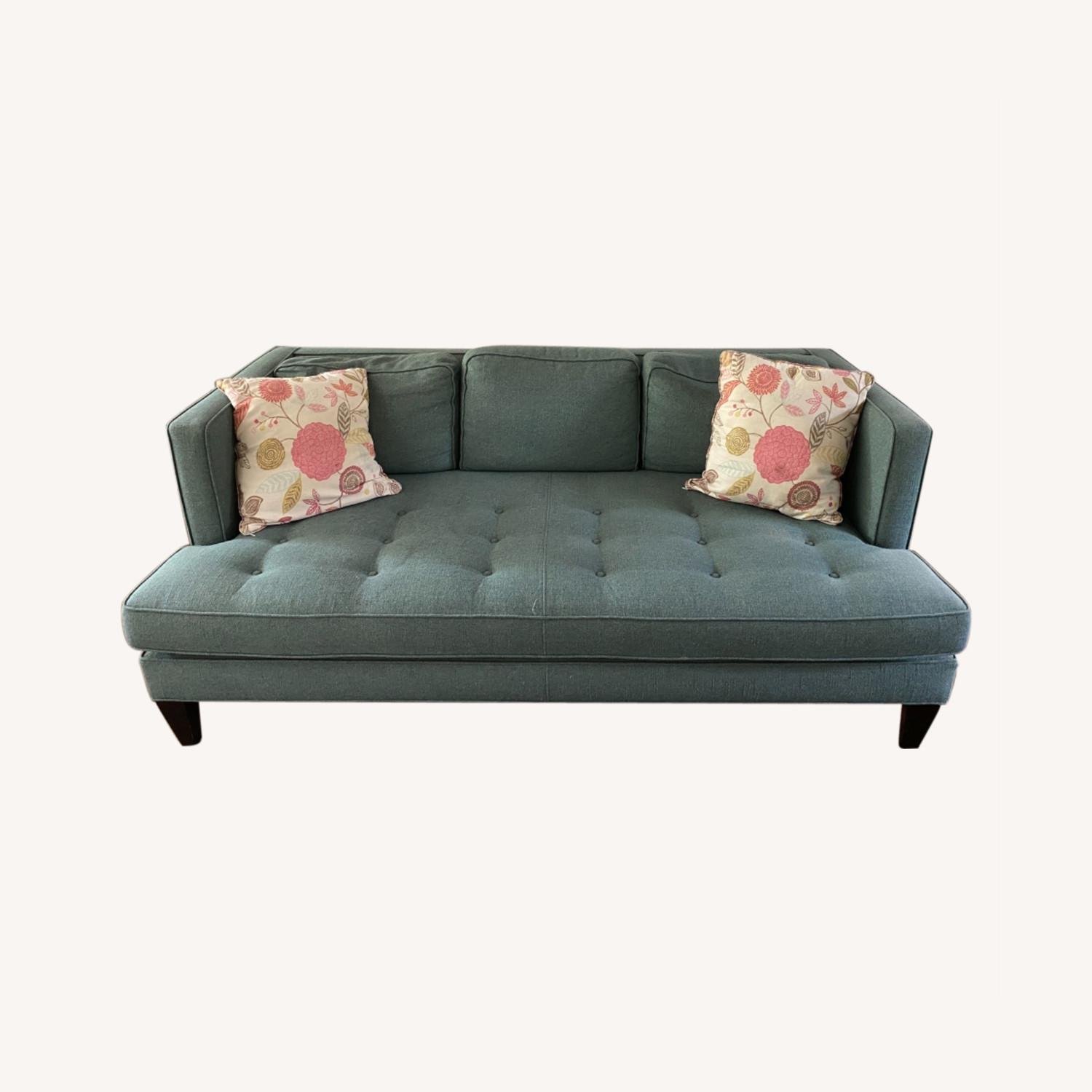 Room & Board Hutton Teal 75 Sofa AptDeco