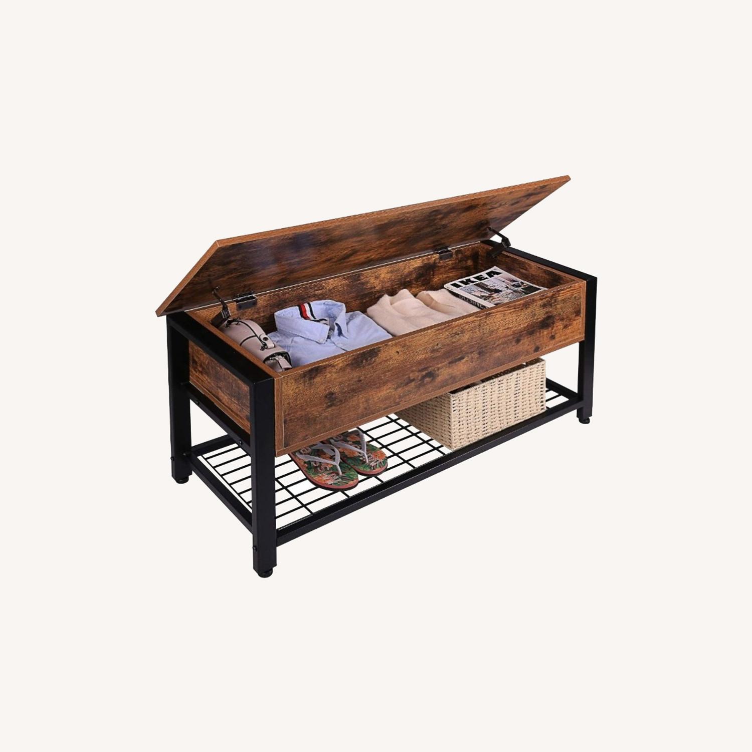 Industrial Storage Bench AptDeco