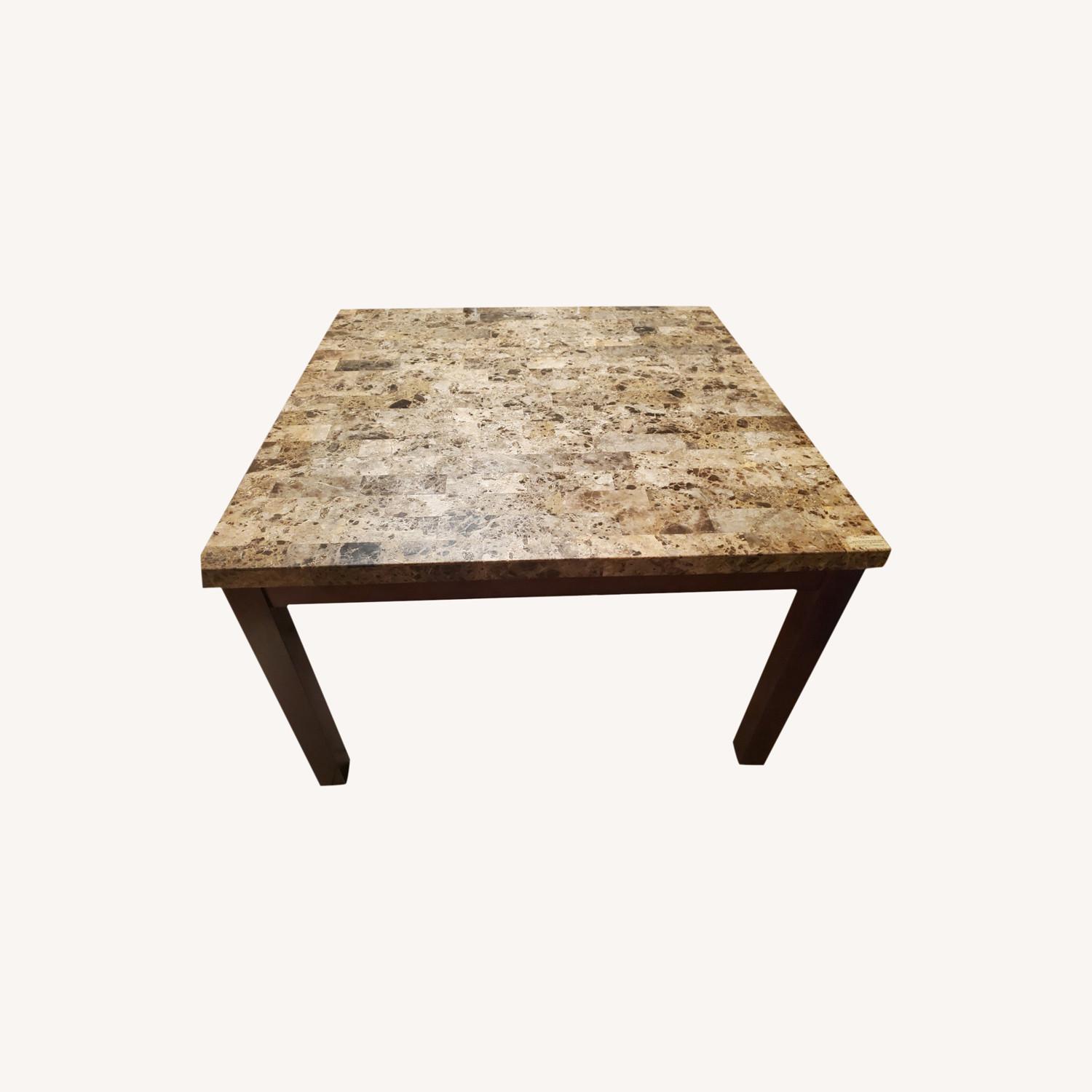 Raymour & Flanigan Marble Table AptDeco