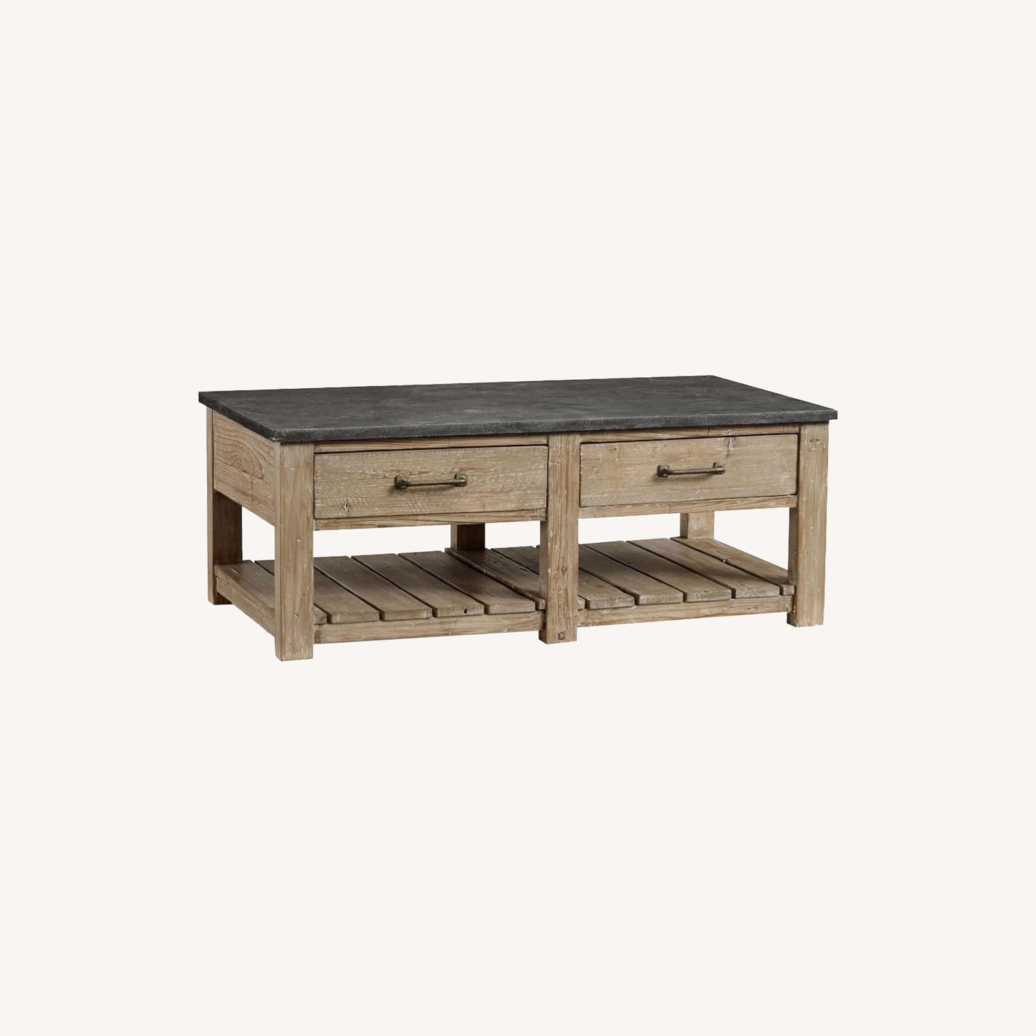 Pottery Barn Parker Reclaimed Wood Coffee Table - AptDeco