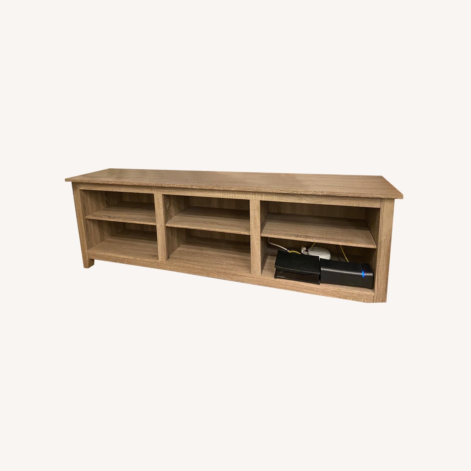 70inch Driftwood TV Stand Console AptDeco