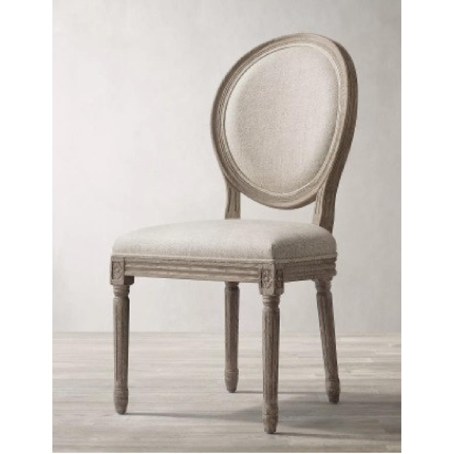 Restoration Hardware French Upholstered Chair - image-5