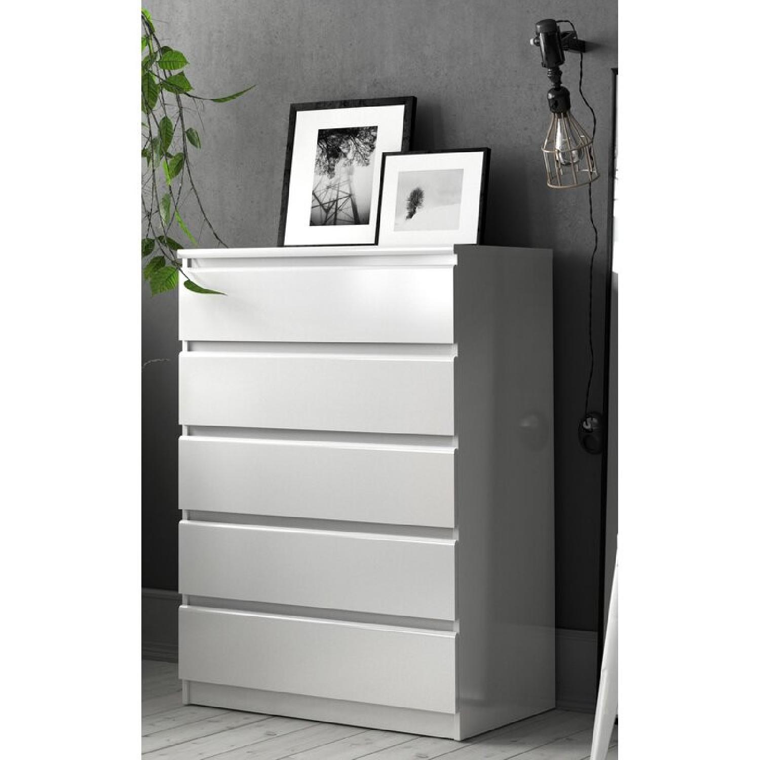 Wayfair White 5-Drawer Dresser - image-5