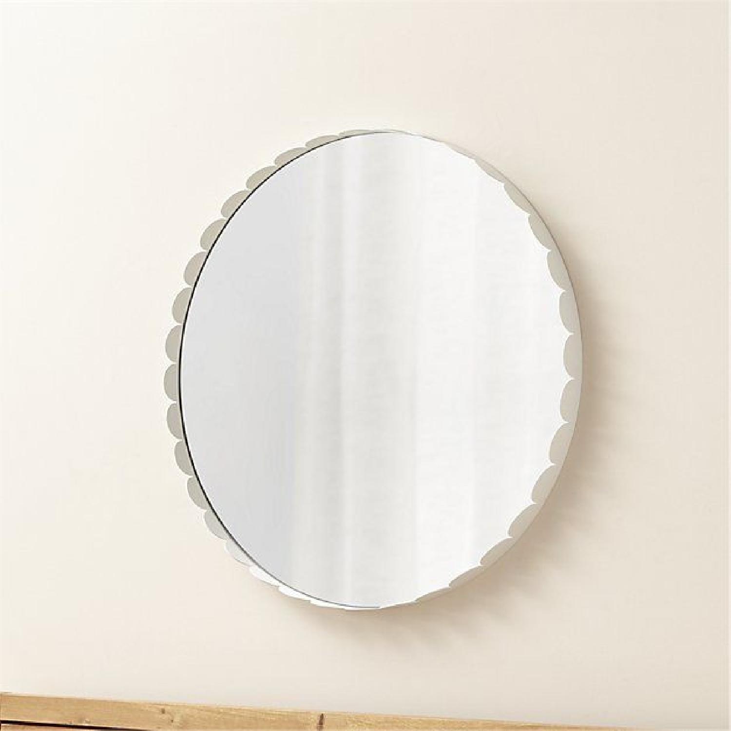 Scalloped White Mirror Designed by Bethan Gray - image-5