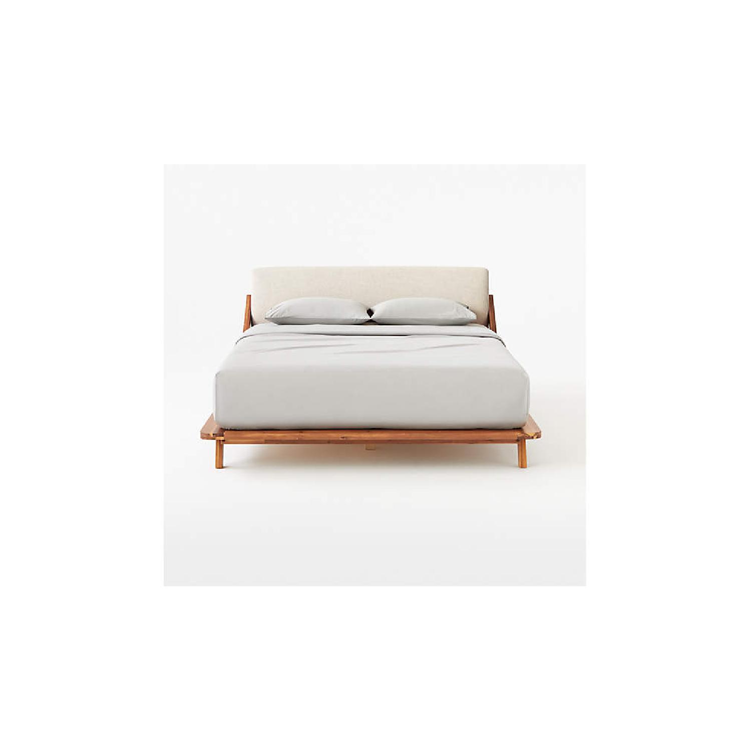 CB2 Drommen Acacia Wood Queen Bed - image-6