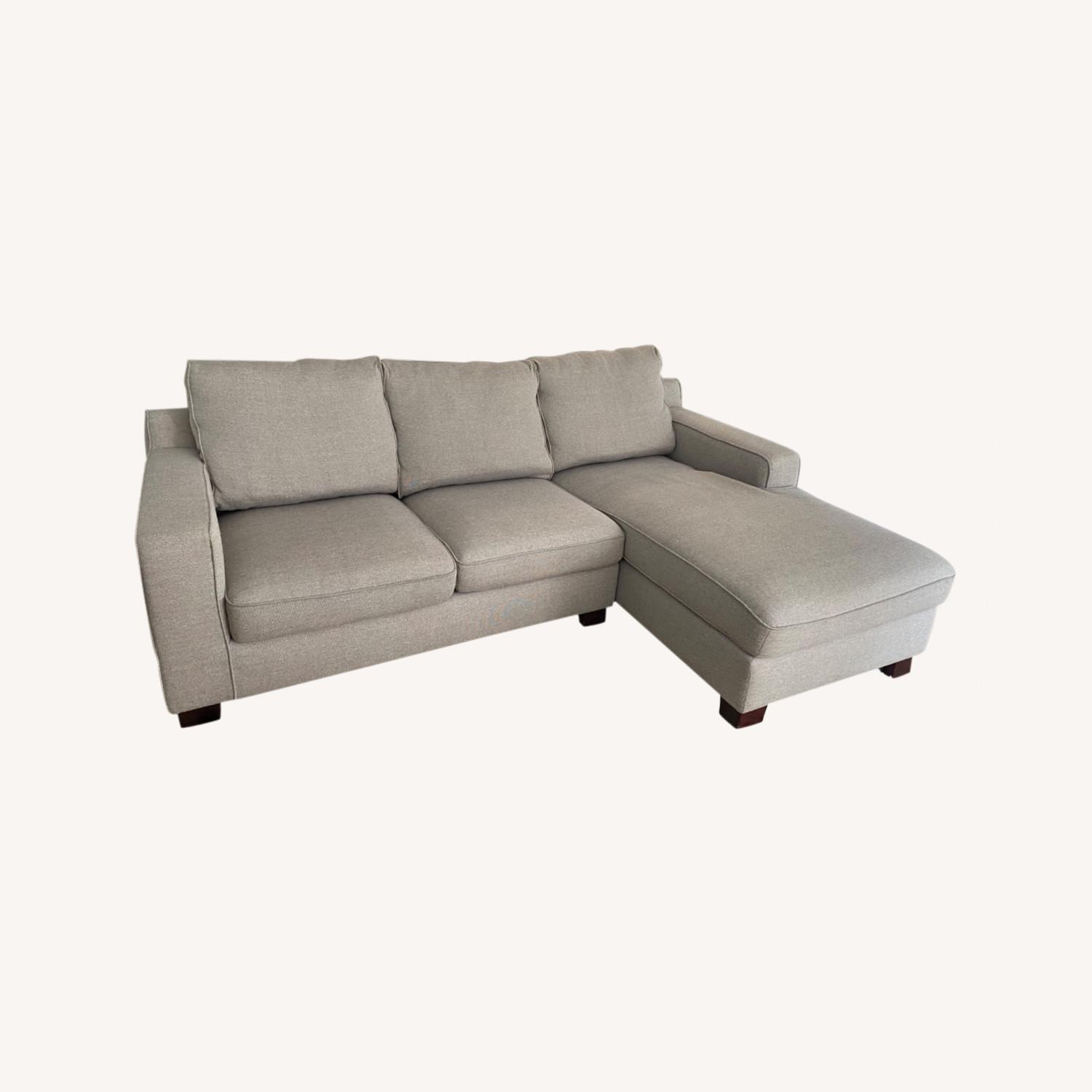 Wayfair Grey Sectional Sofa AptDeco