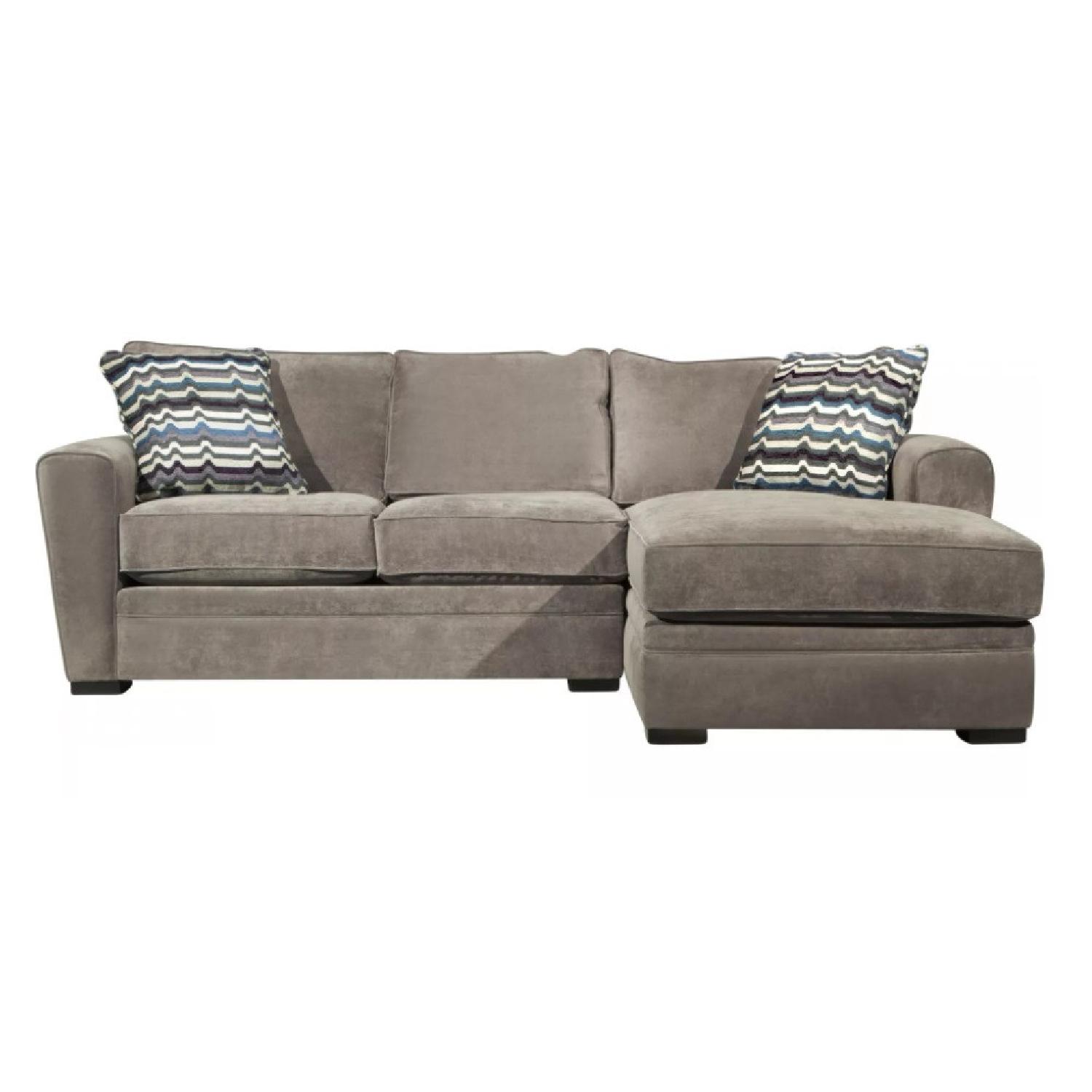 Raymour & Flanigan Artemis 2-pc. Microfiber Sectional Sofa - image-4