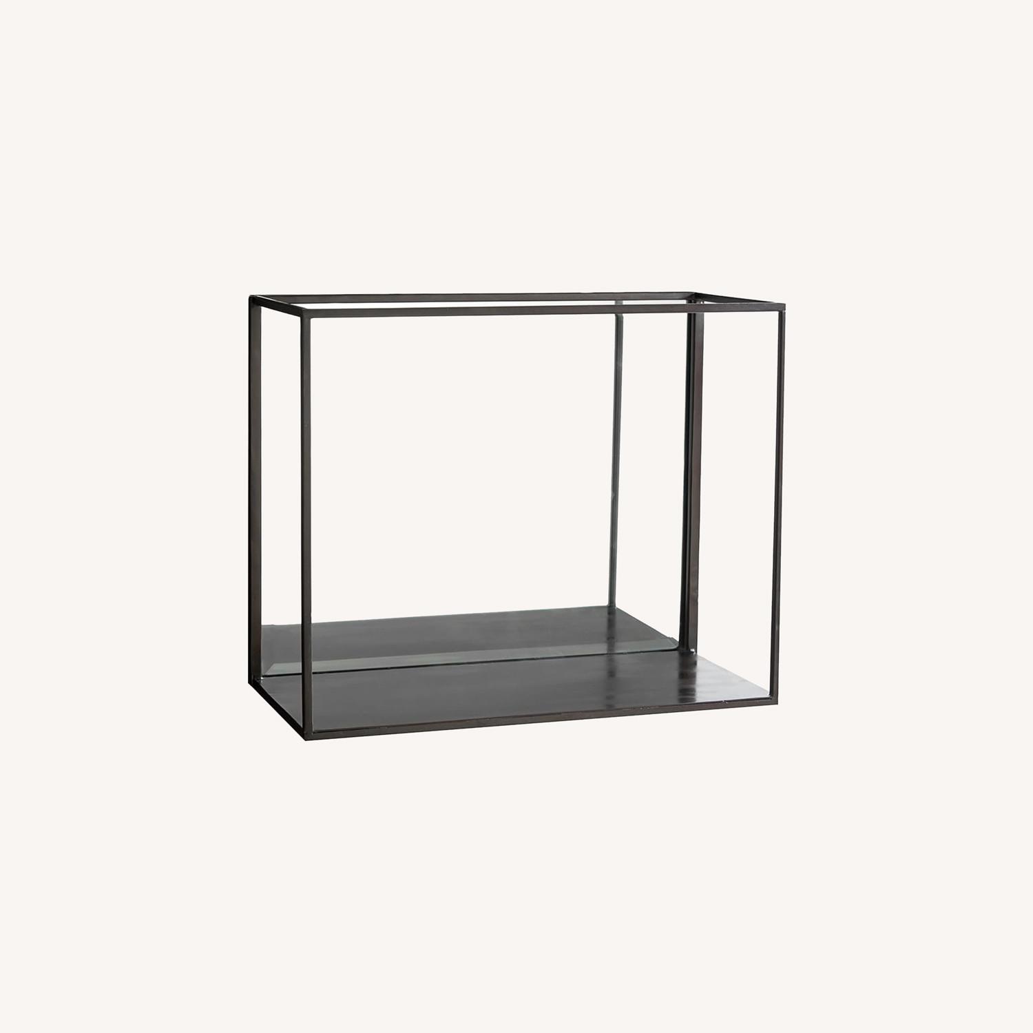 Pottery Barn Mirrored Entertaining Shelves - image-0