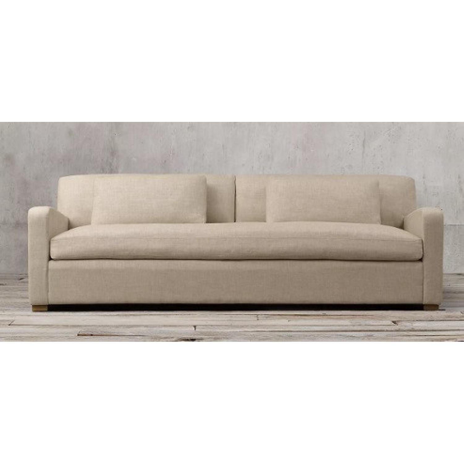 Restoration Hardware Belgian Slope Arm Sofa AptDeco