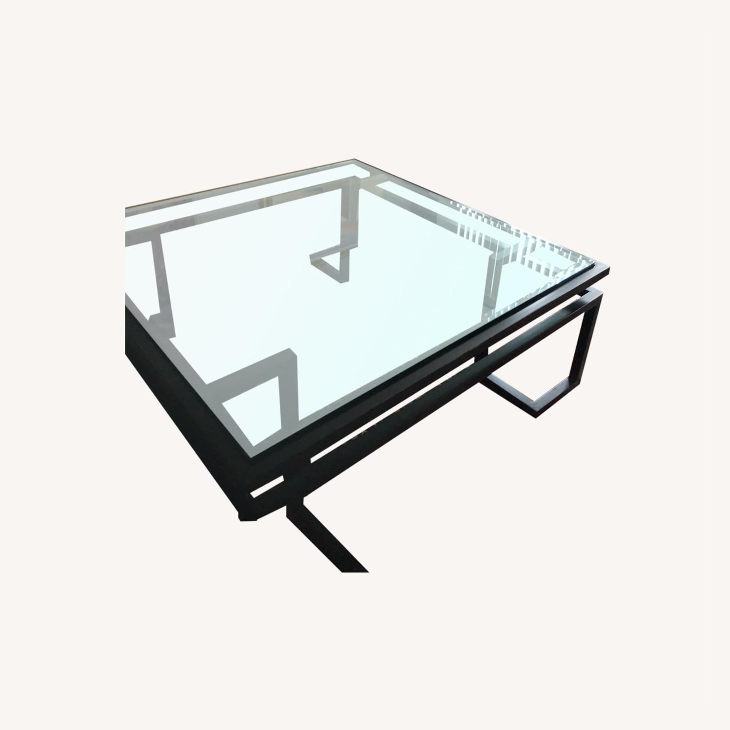 Glass Square Coffee Table - image-0