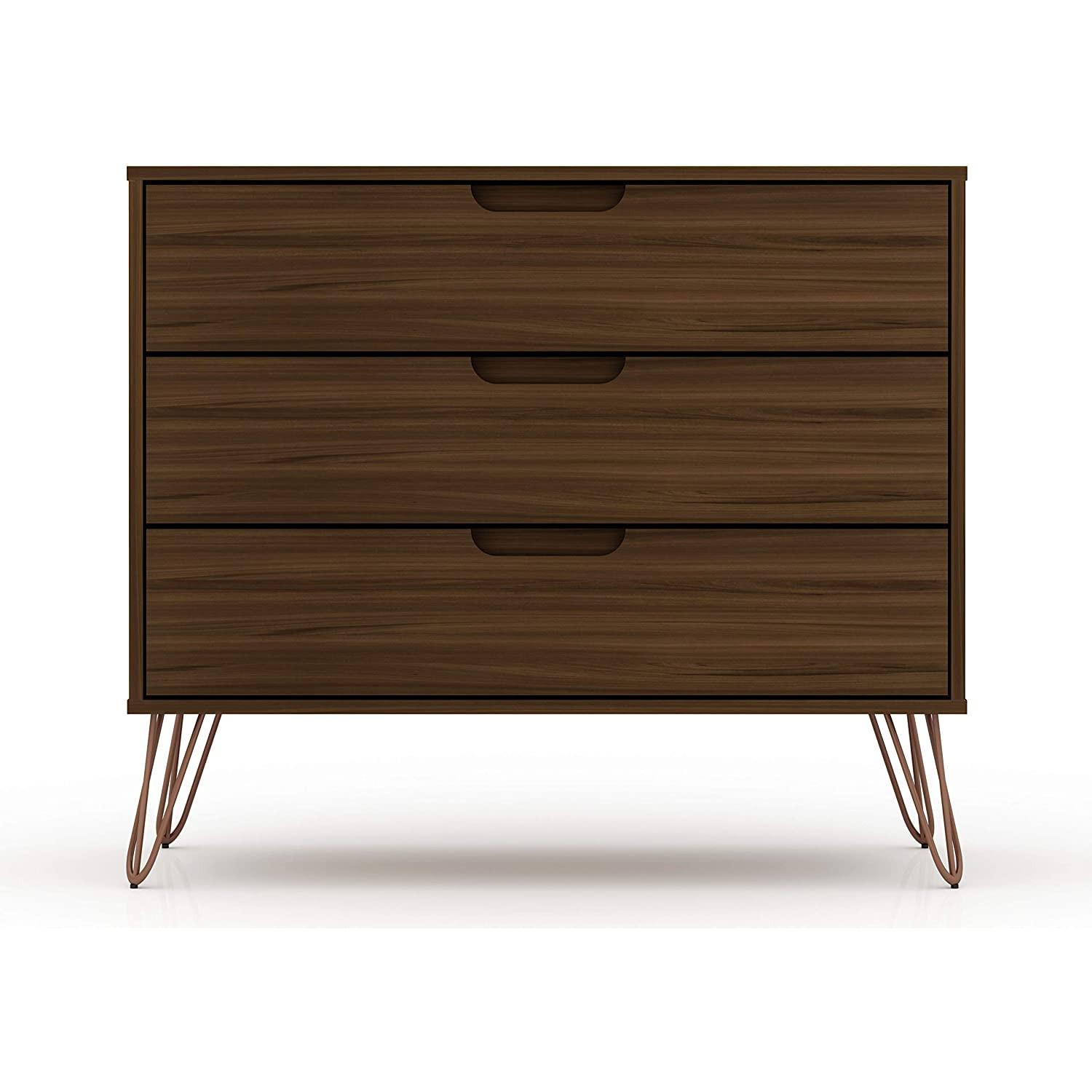 Manhattan Comfort Mid-Century Modern 3 Drawer Dresser - image-4
