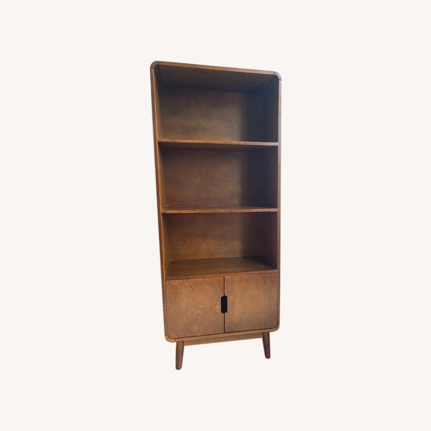Midcentury Modern Walnut Bookshelf - image-0