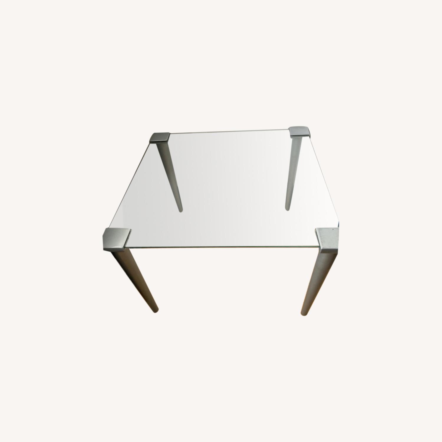 Glass Side Table - image-0