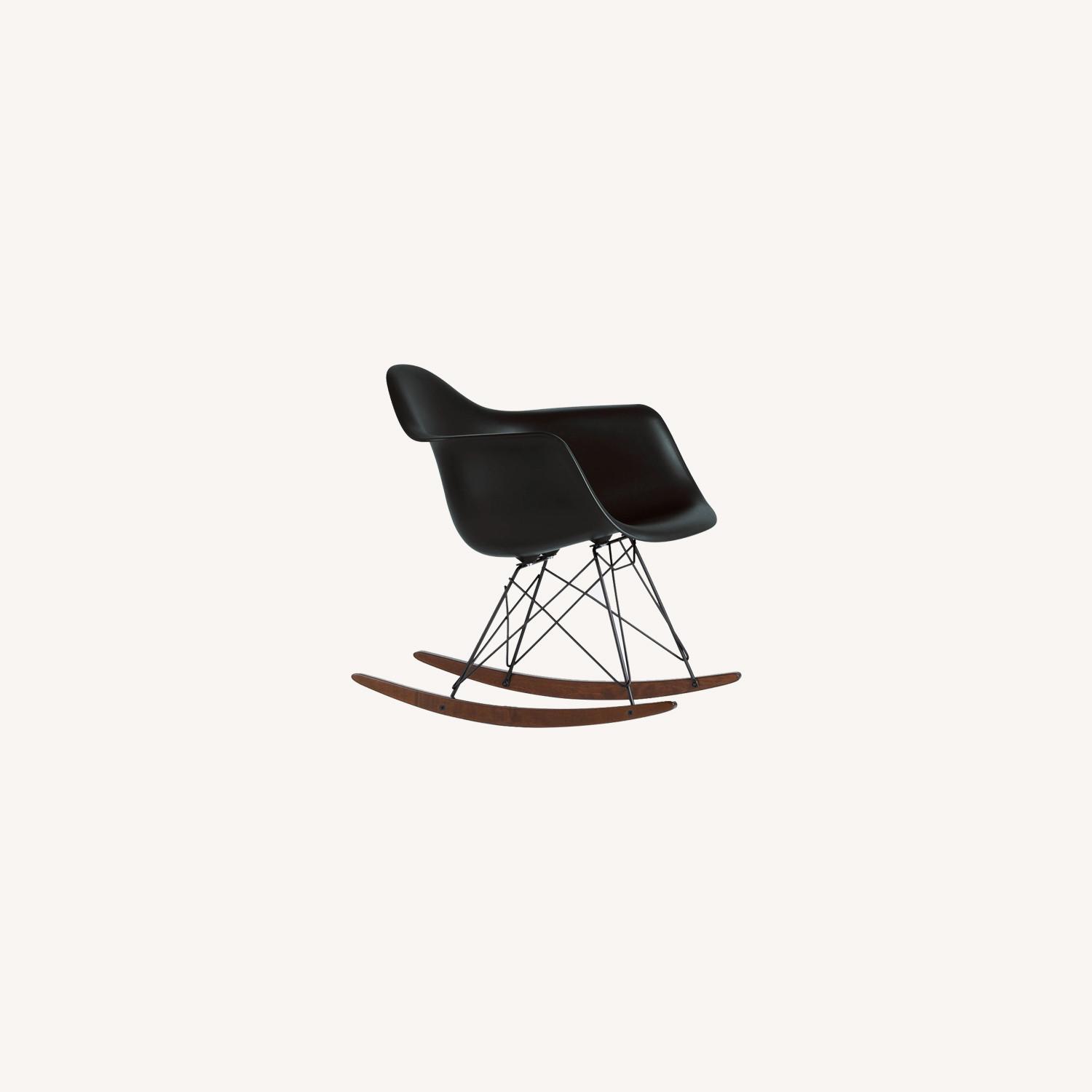 Herman Miller Black Eames Rocking Chair AptDeco
