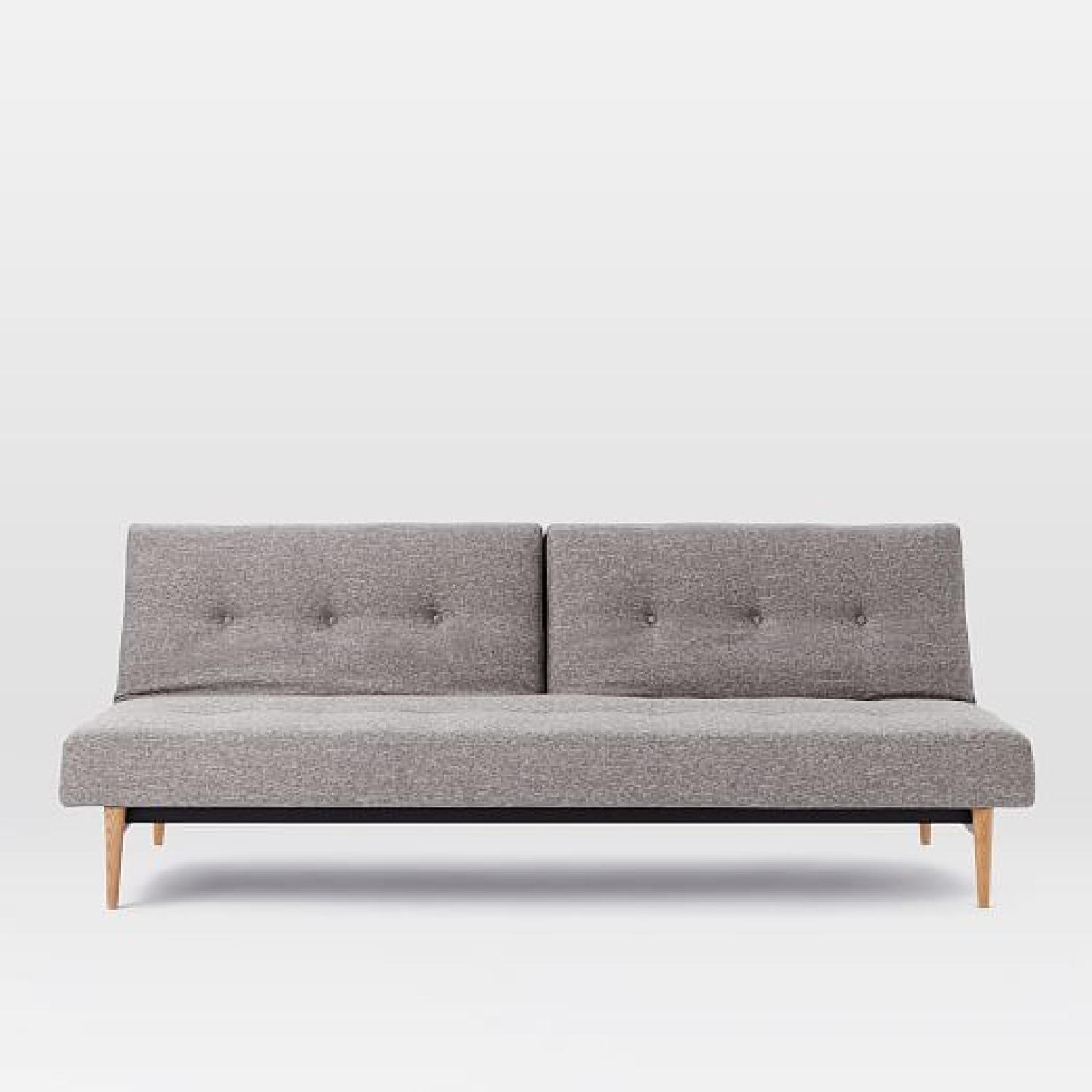 West Elm Mid-Century Full Futon Sofa - image-5