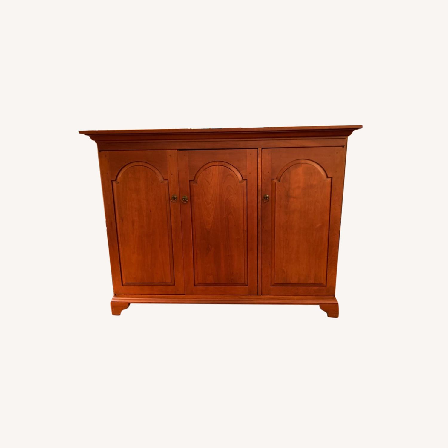 Solid Maple Entertainment or Storage Armoire - image-0