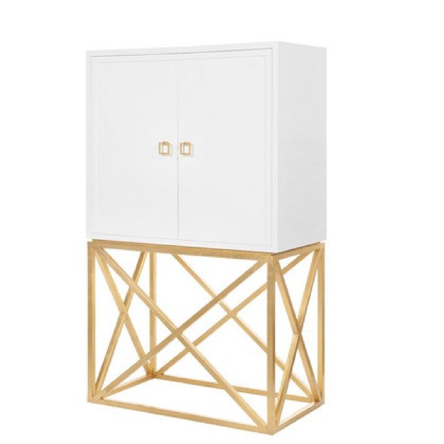 Worlds Away London Bar Cabinet - image-4