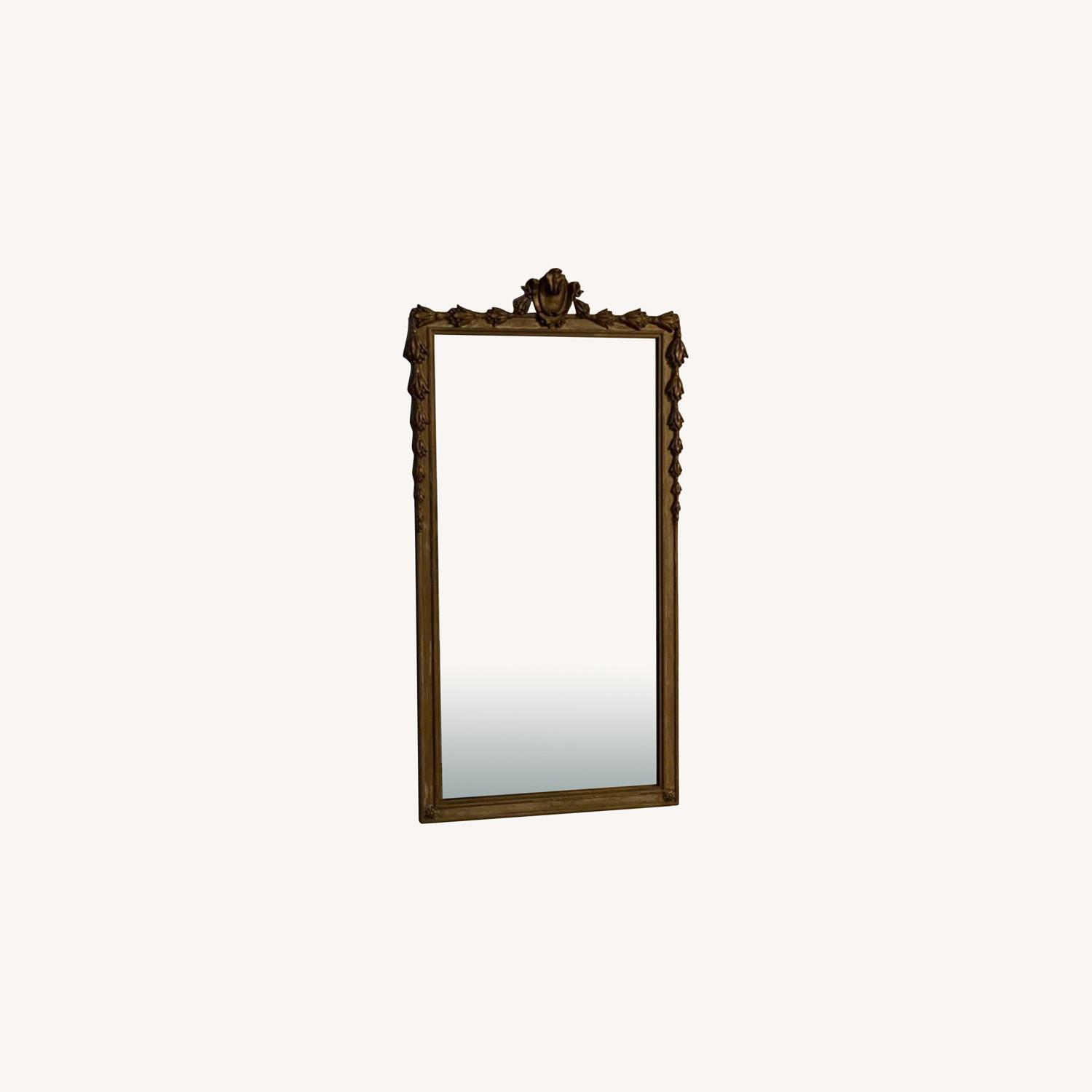Antique Small Entrance Mirror - image-0