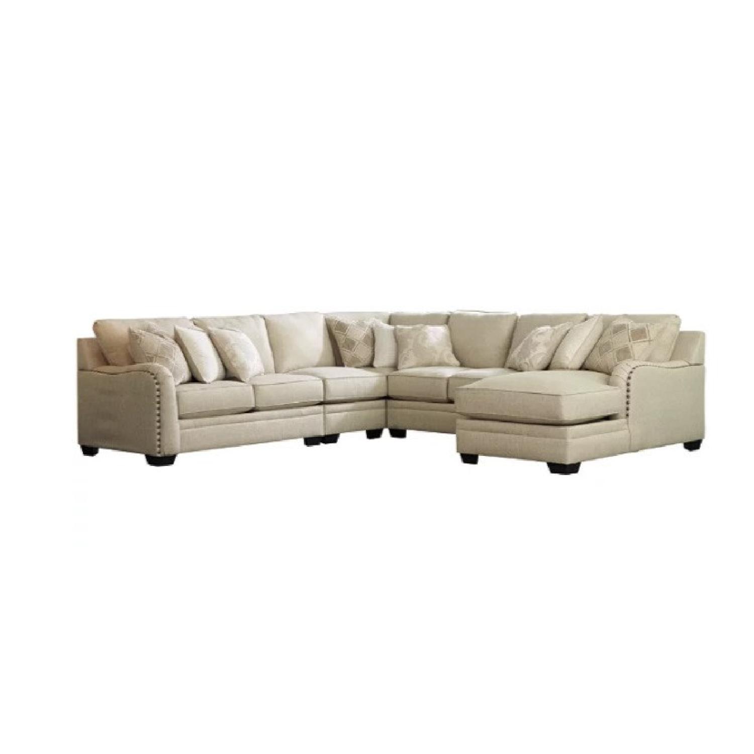 Ashley Furniture 5-pc Sectional with Chaise - image-9