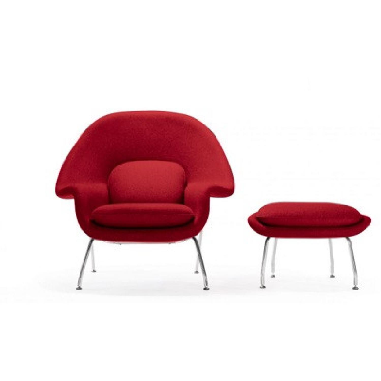 Rove Concepts Womb Chair and Ottoman - image-4